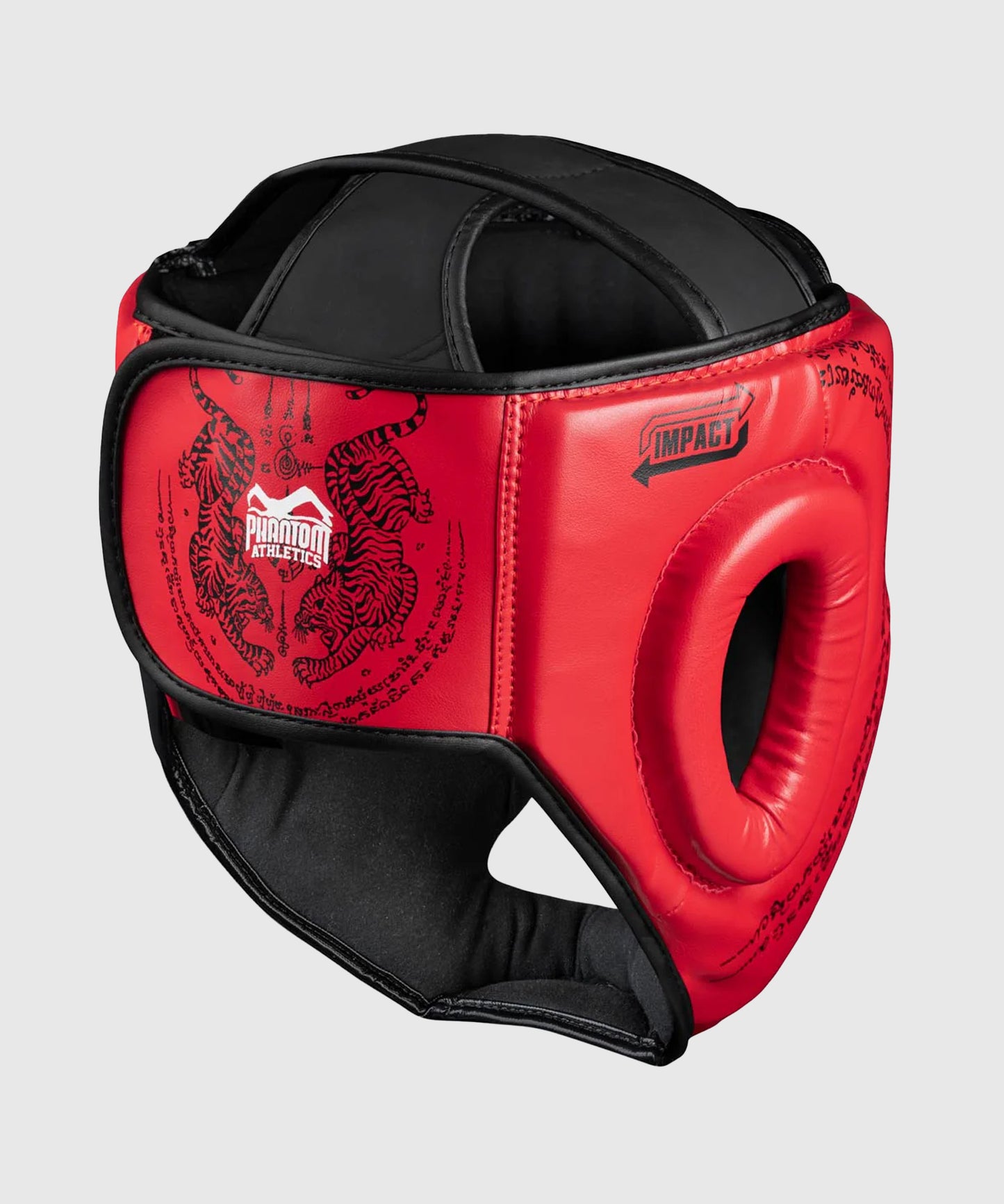 Boxhelm Phantom Athletics Muay Thai - Rot