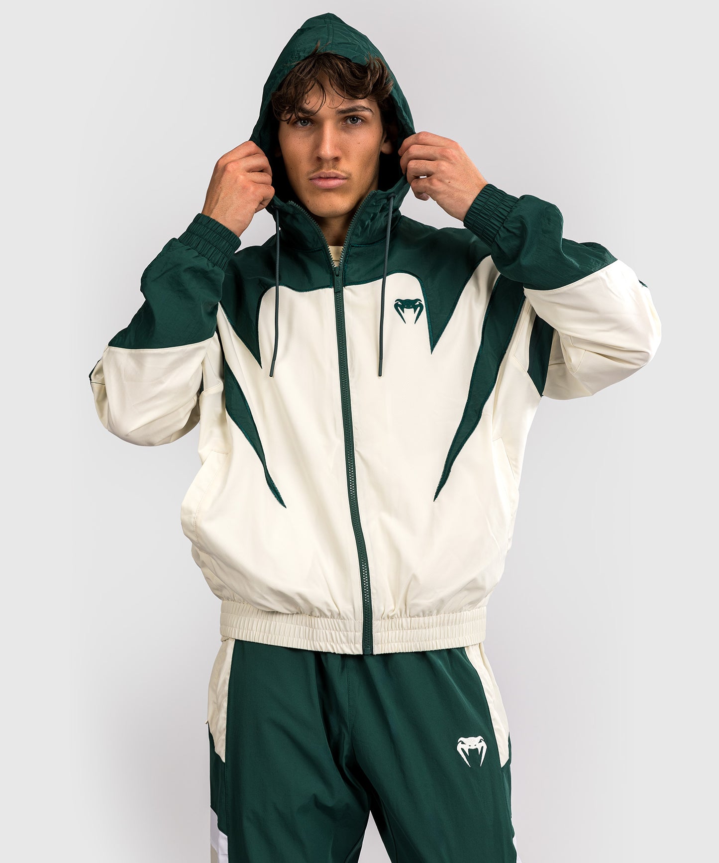Venum Attack 90 sweat jacket - Forest green/ice
