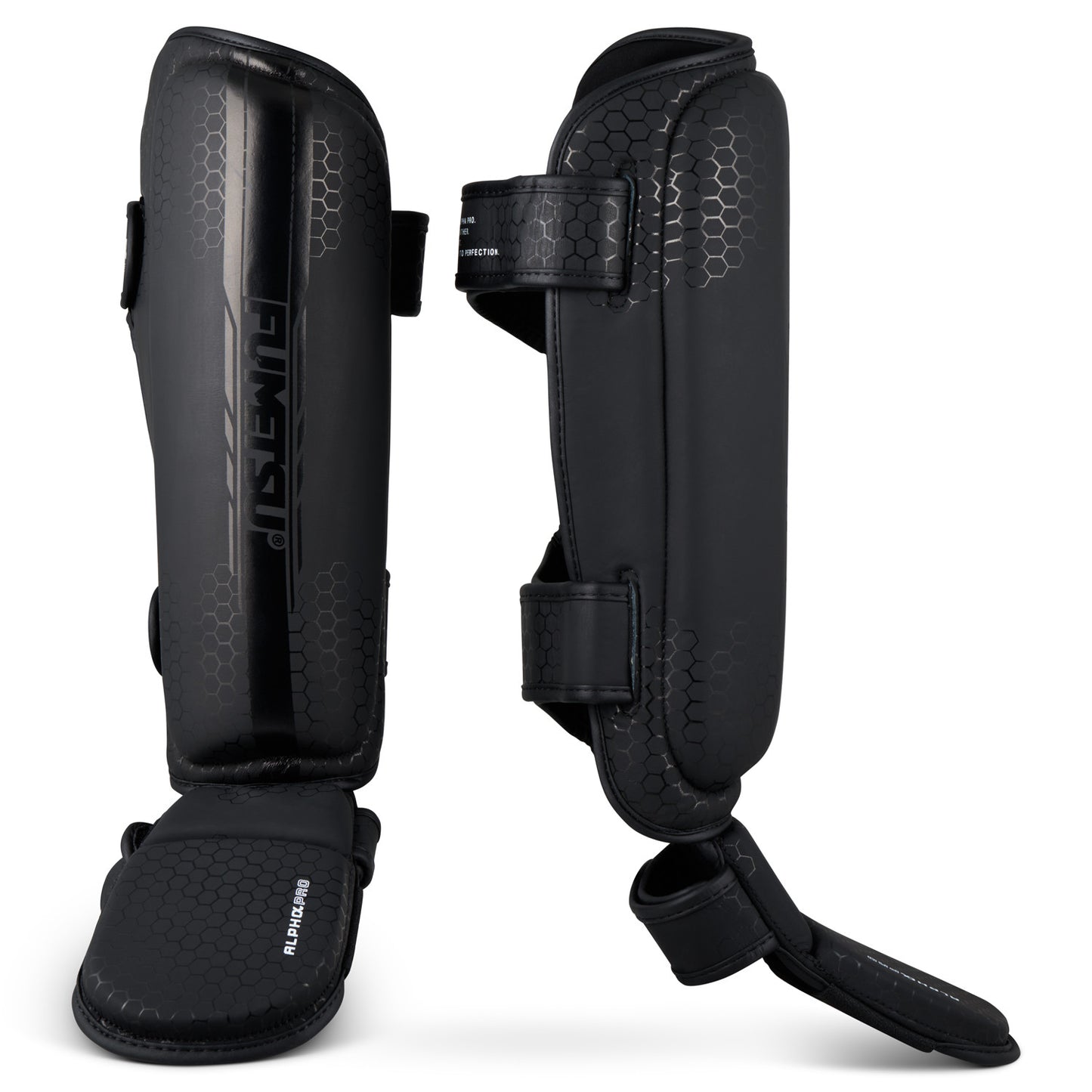 Fumetsu Alpha Pro Espinilleras - Negro/Negro