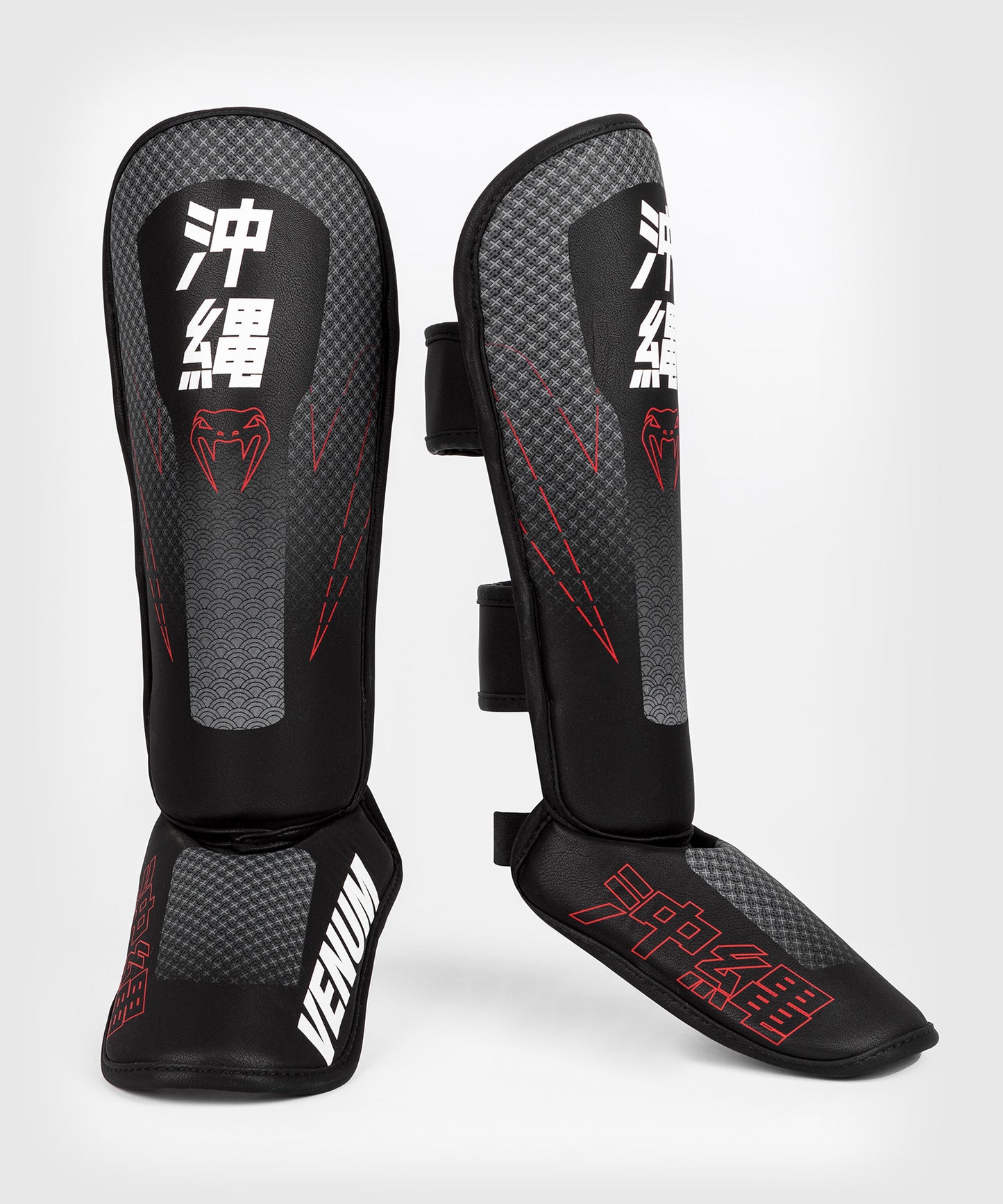 Venum Okinawa 3.0 Shin Guards - For Children - Black/Red