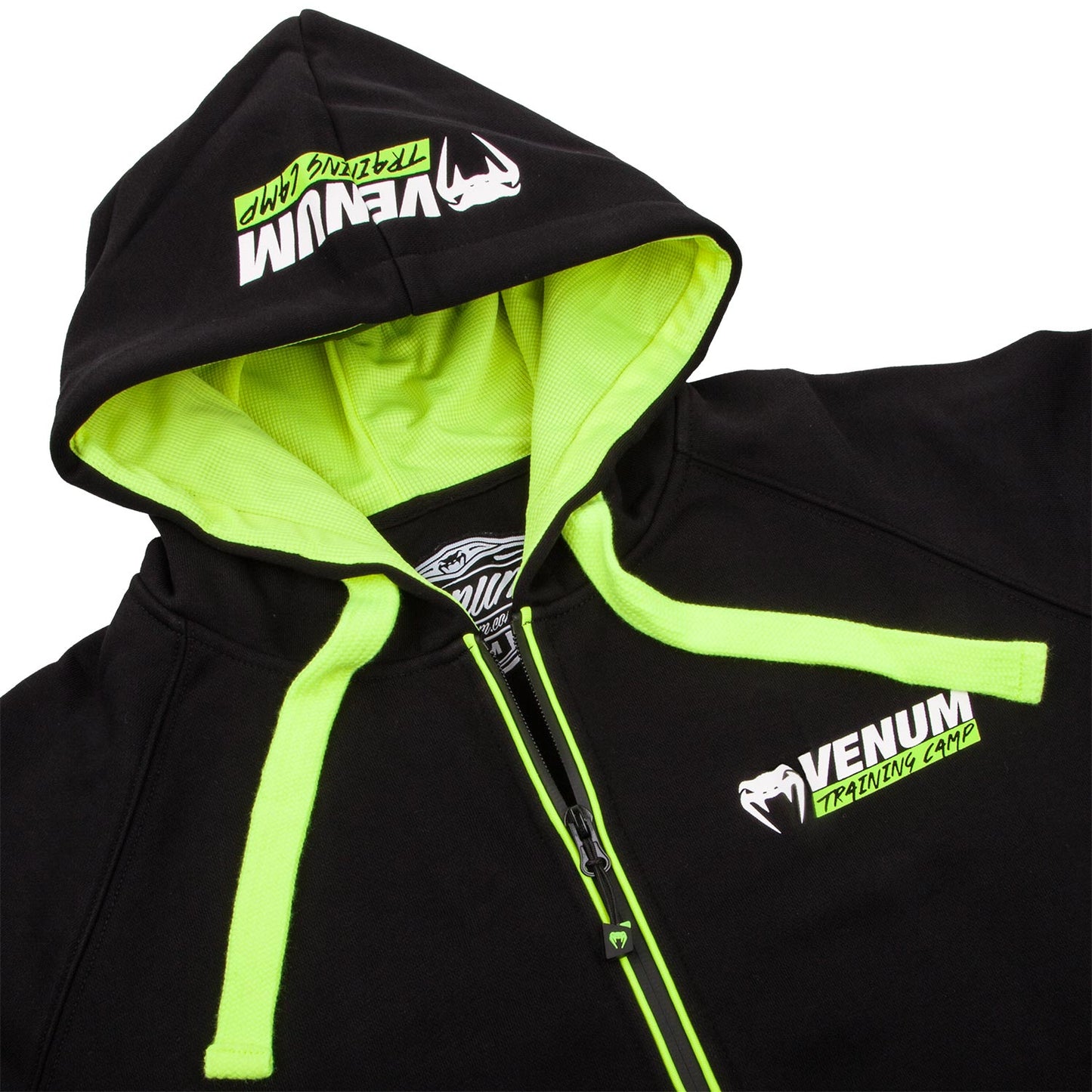 Venum Training Camp Sweatshirt - Black/Fluorescent Yellow