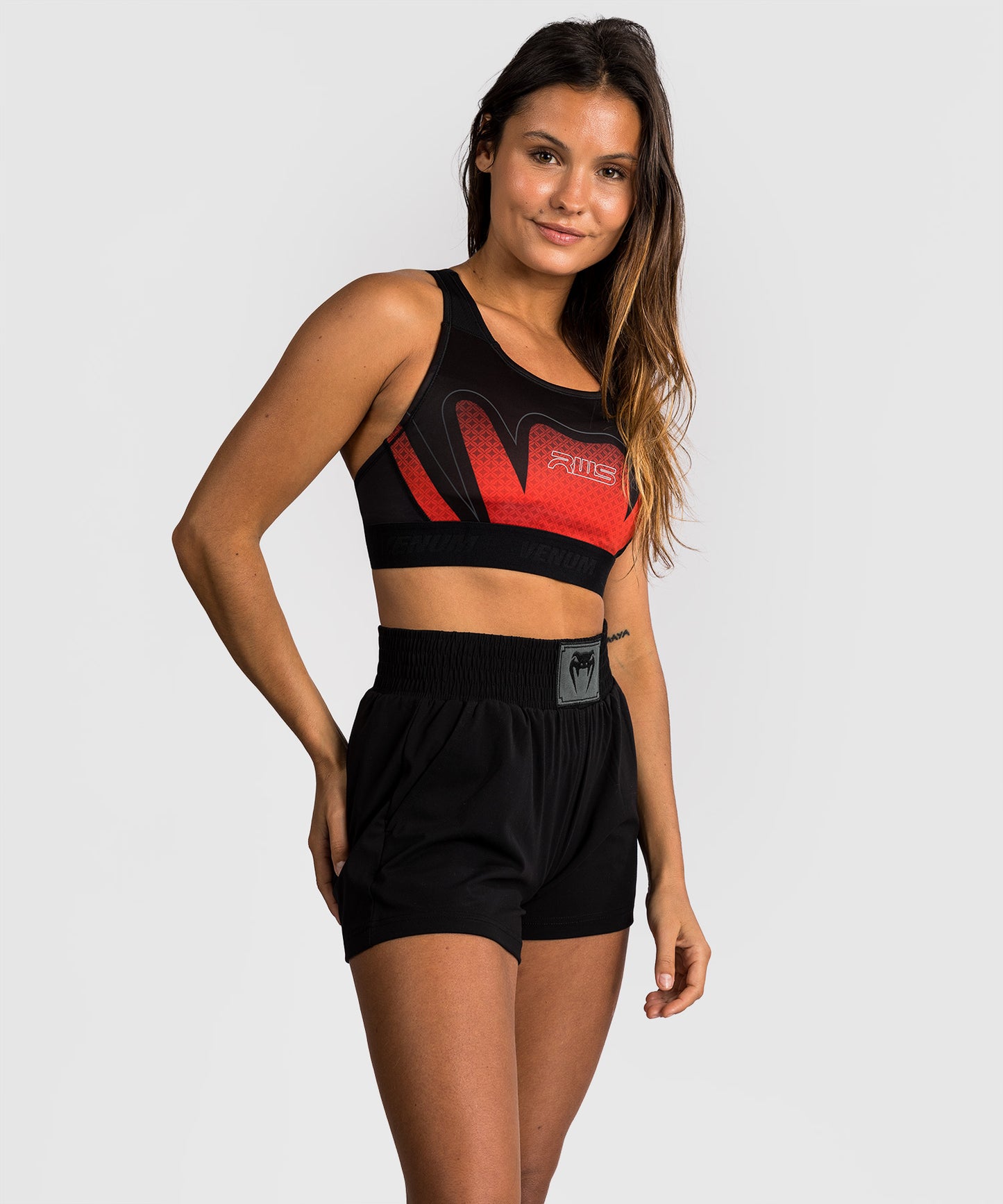 Brassière de Sport Venum x RWS 2.0 – Noir/Rouge