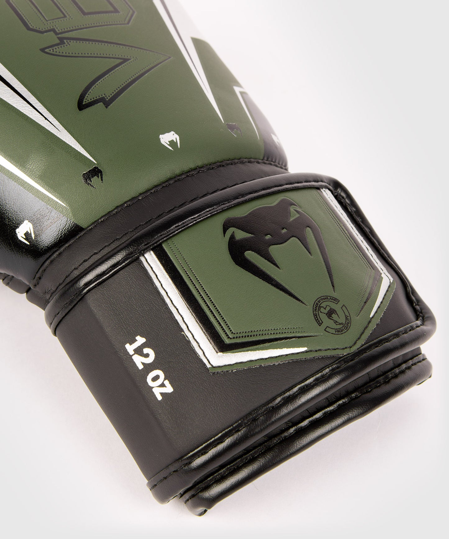 Gants de Boxe Venum Elite Evo - Kaki/Argent