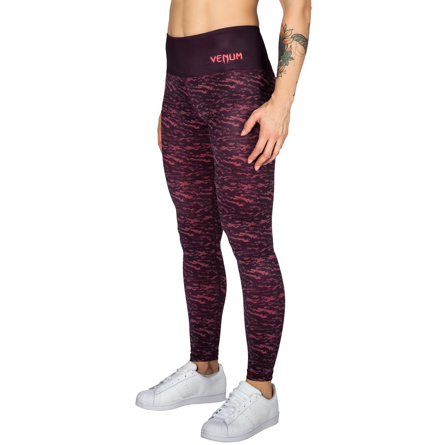 Women's Venum Camoline Legging - Black/Coral - Exclusive