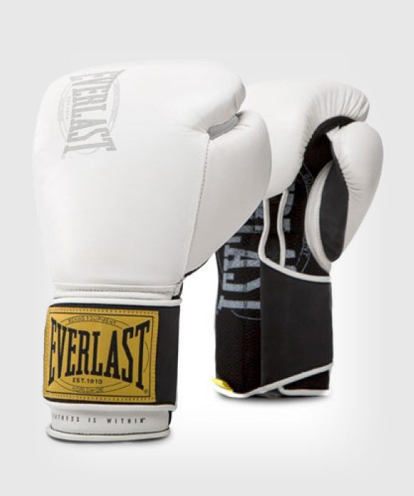 Gants de Boxe Everlast 1910 Training - Blanc