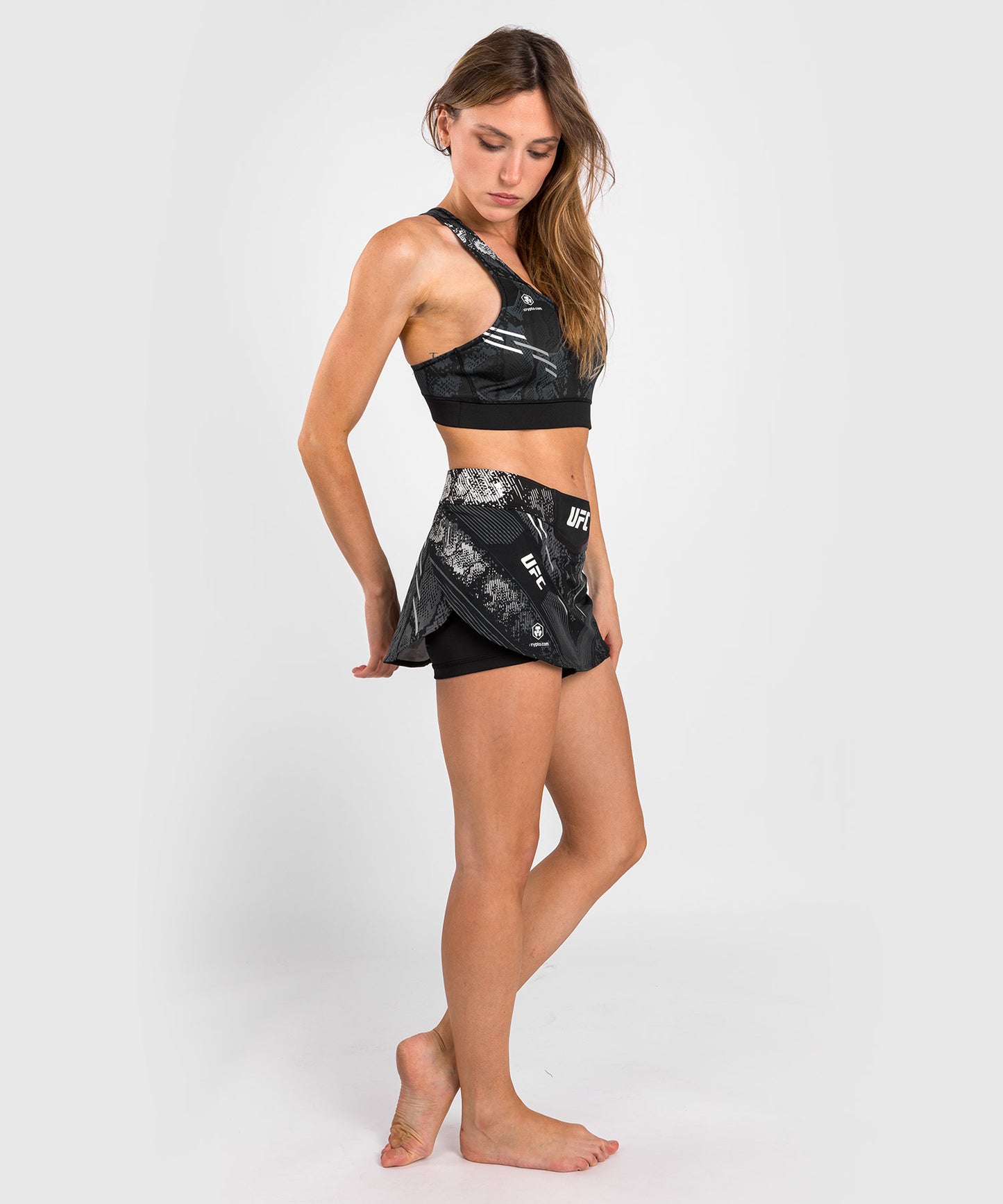 Jupe-Short pour Femmes UFC Adrenaline by Venum Authentic Fight Night - Noir