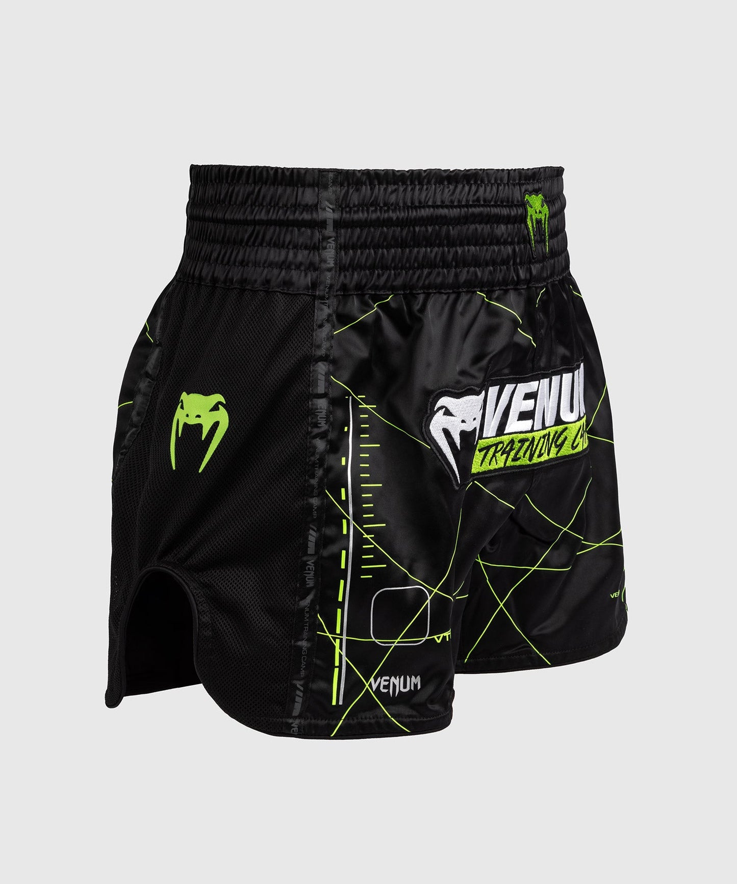 Venum Training Camp 4.0 Muay Thai Shorts - Schwarz/Fluo Grün