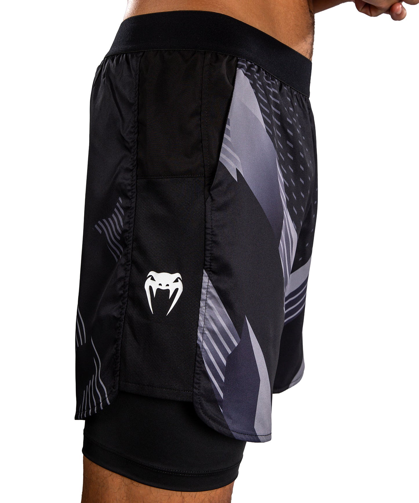 Venum No-Gi 6.0 Trainingsshorts - Schwarz/Weiß