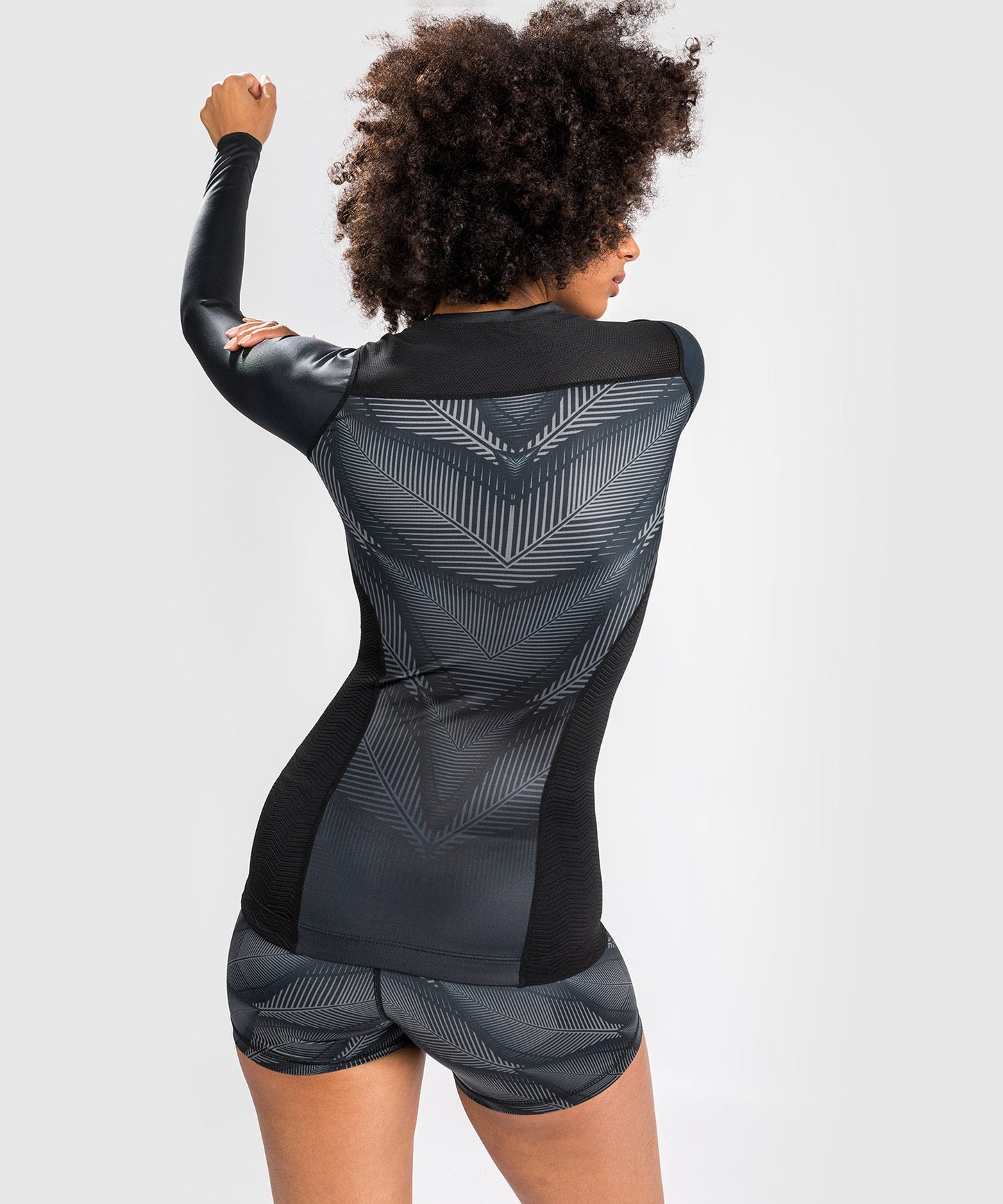Rashguard Venum Phantom - Manches Longues - Pour Femmes - Noir/Rouge