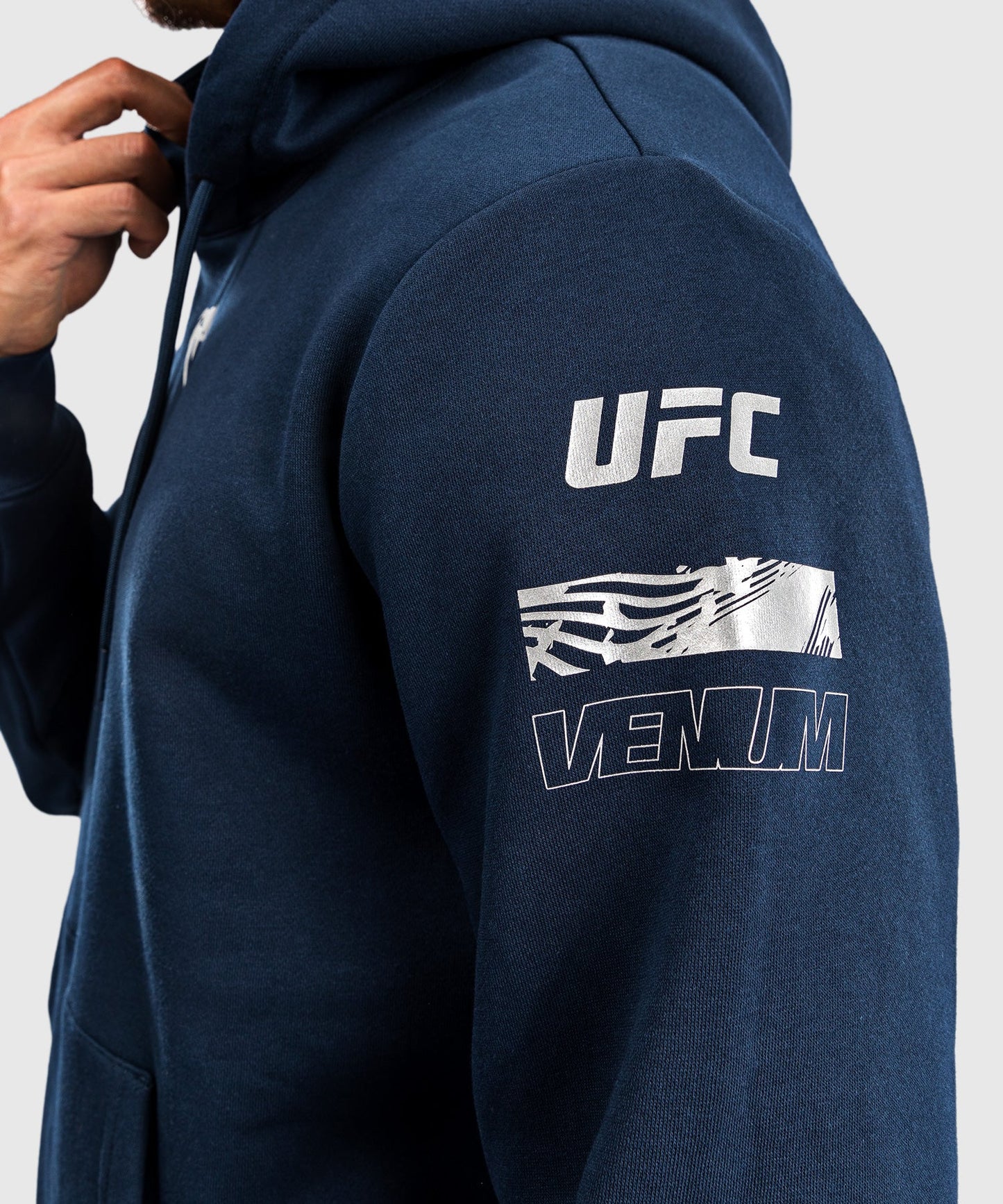 Men's UFC Fusion by Venum Fight Week Hooded Sweatshirt - Ocean Blue