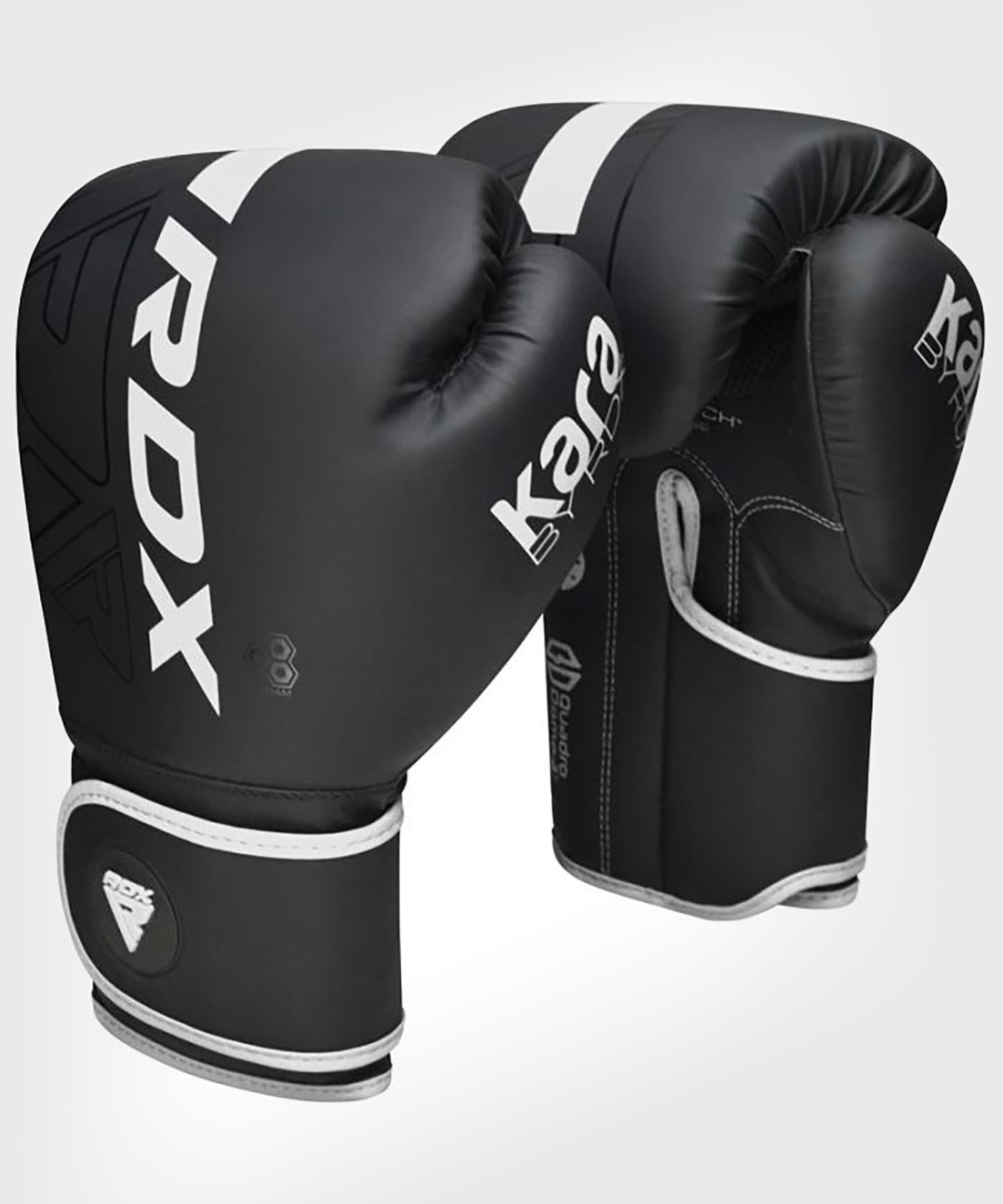RDX F6 Boxing Gloves - Black/White