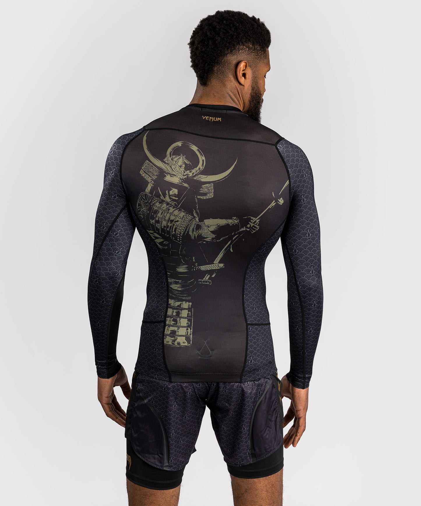 Venum x Assassin's Creed Shadows Long Sleeve Rashguards - Black