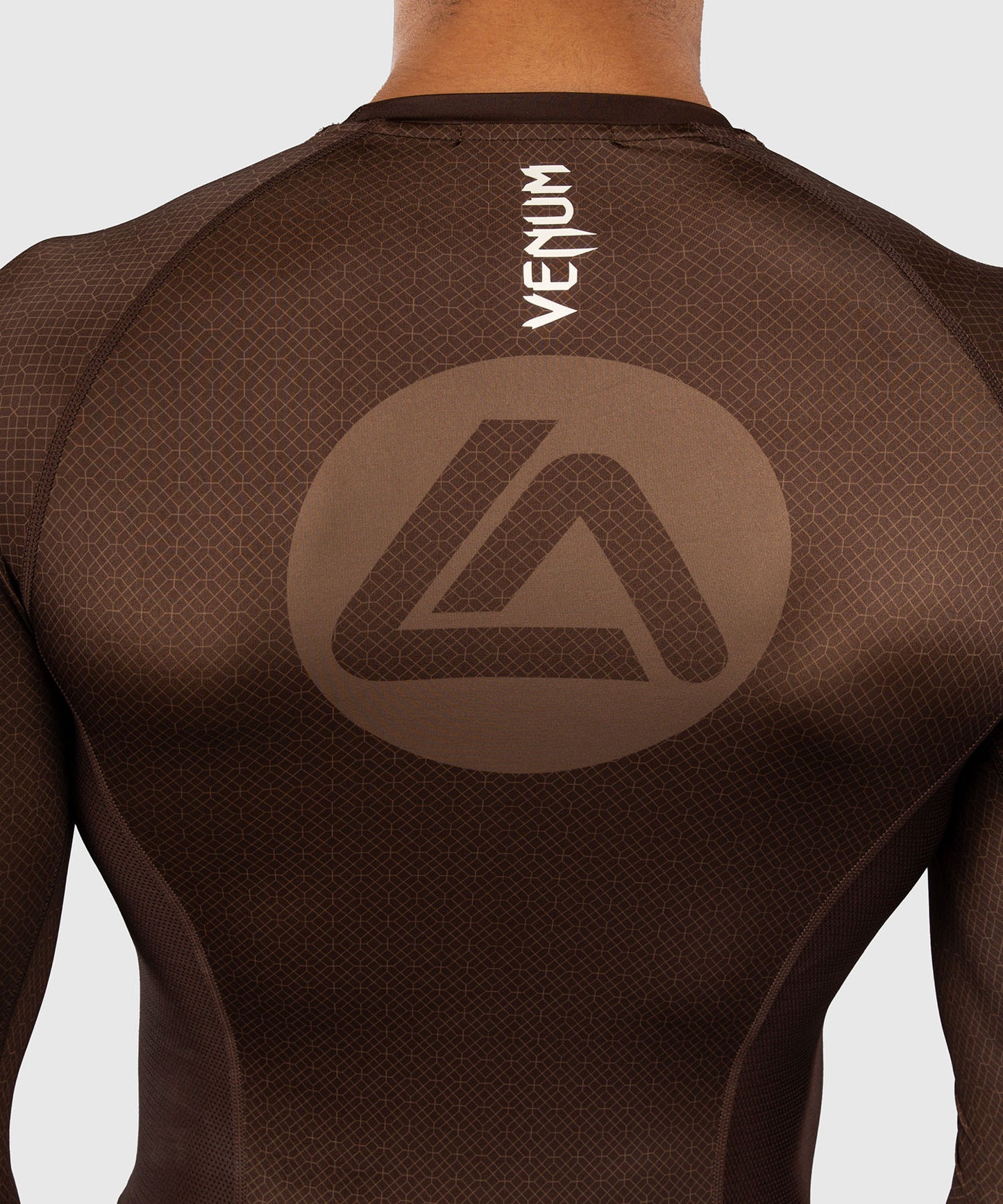 Venum x Roger Gracie Academy Long Sleeve Rashguard - Dark Brown