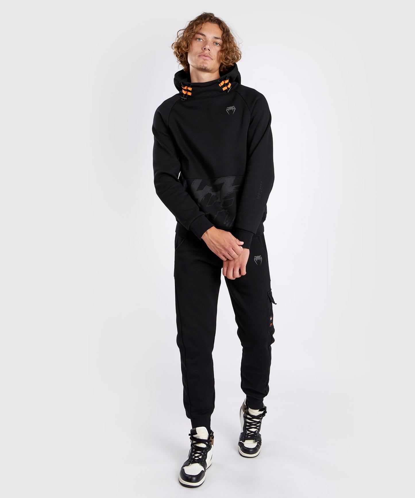 Venum S47 Hoodie - Black/Orange