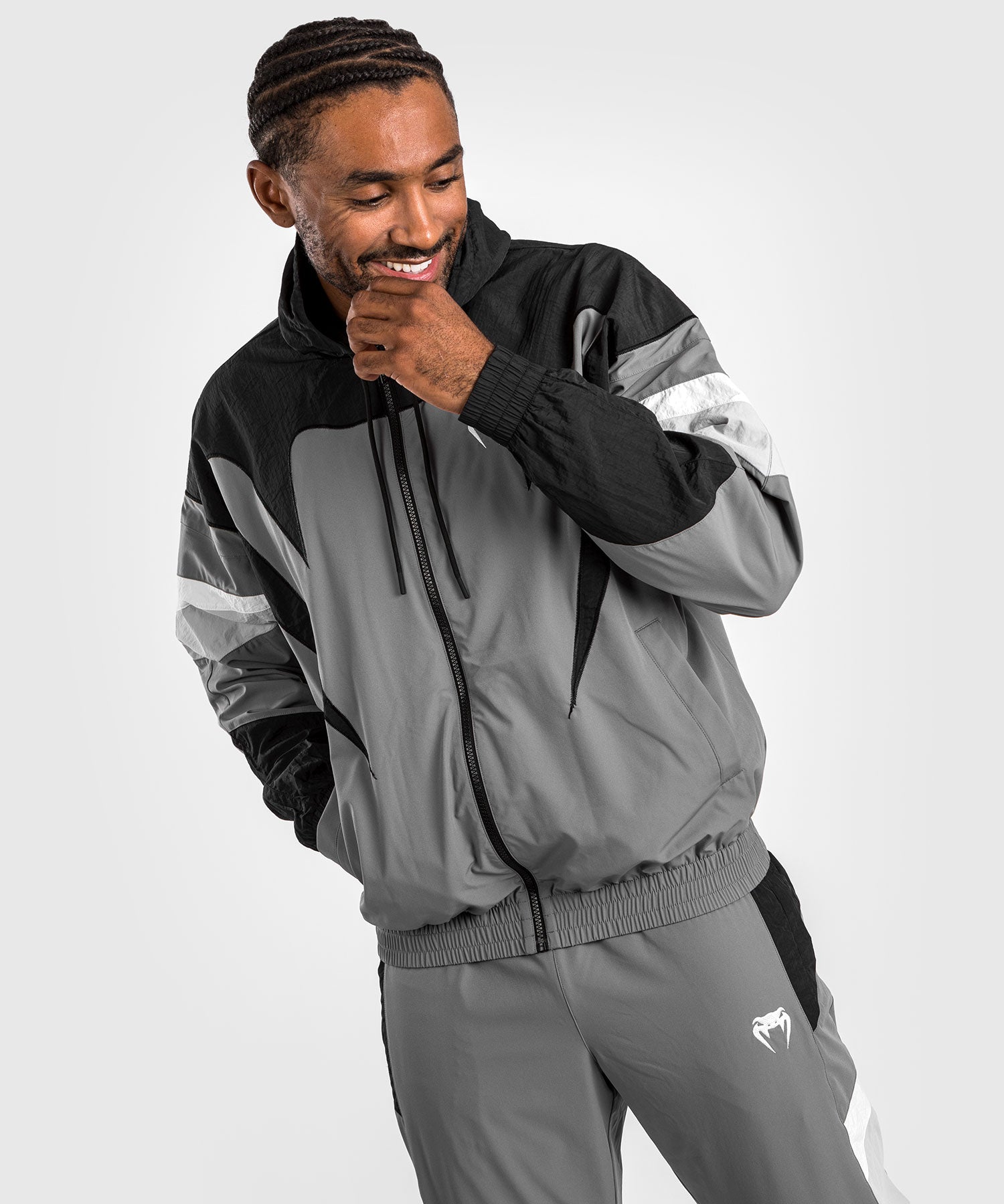 Comme Des Loups - Ensemble Survetement Englewood Gris Anthracite Comme Des Loups - Ensemble Survetement Englewood Gris Anthracite