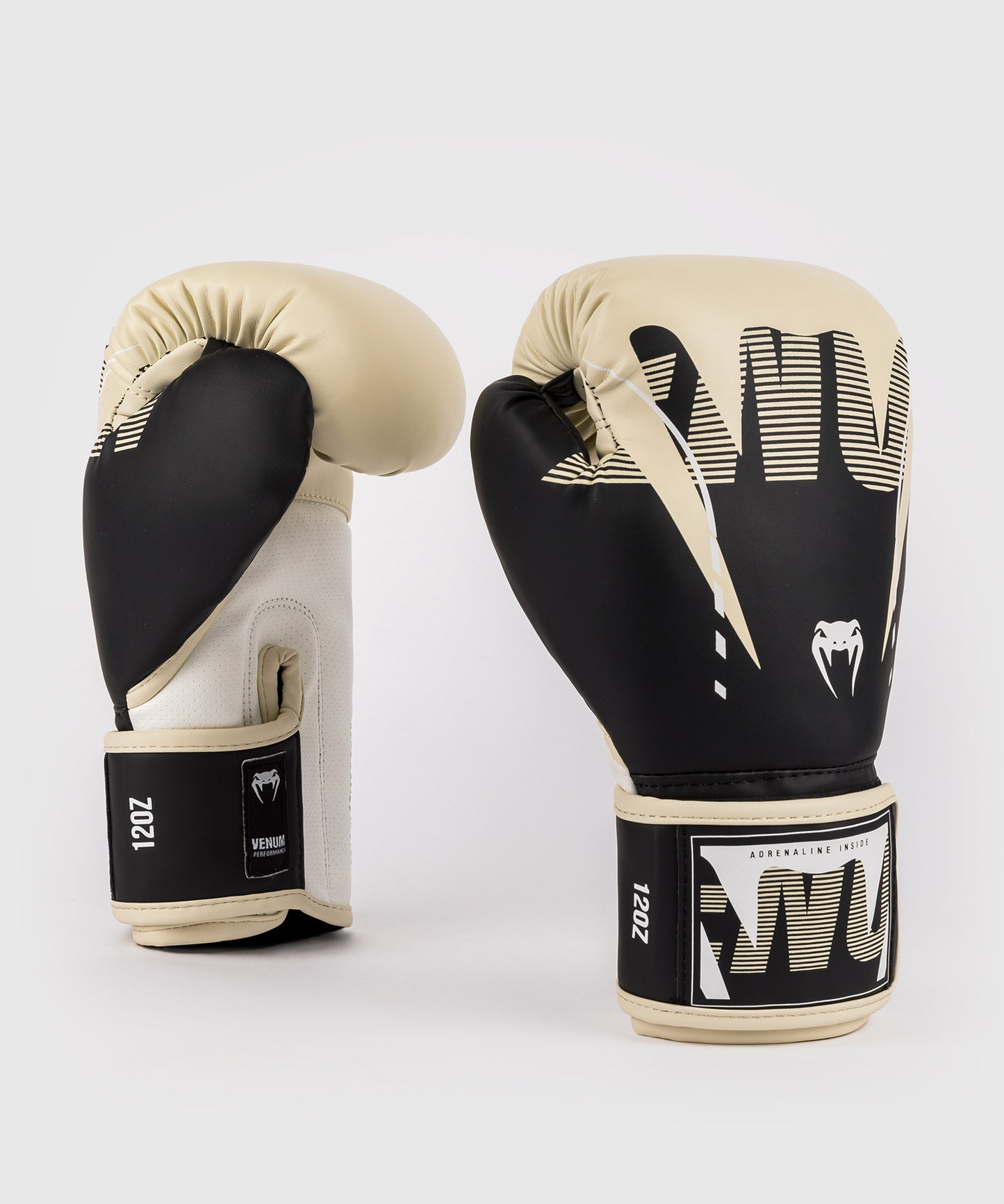 Venum Adrenaline Boxhandschuhe – Schwarz/Elfenbein