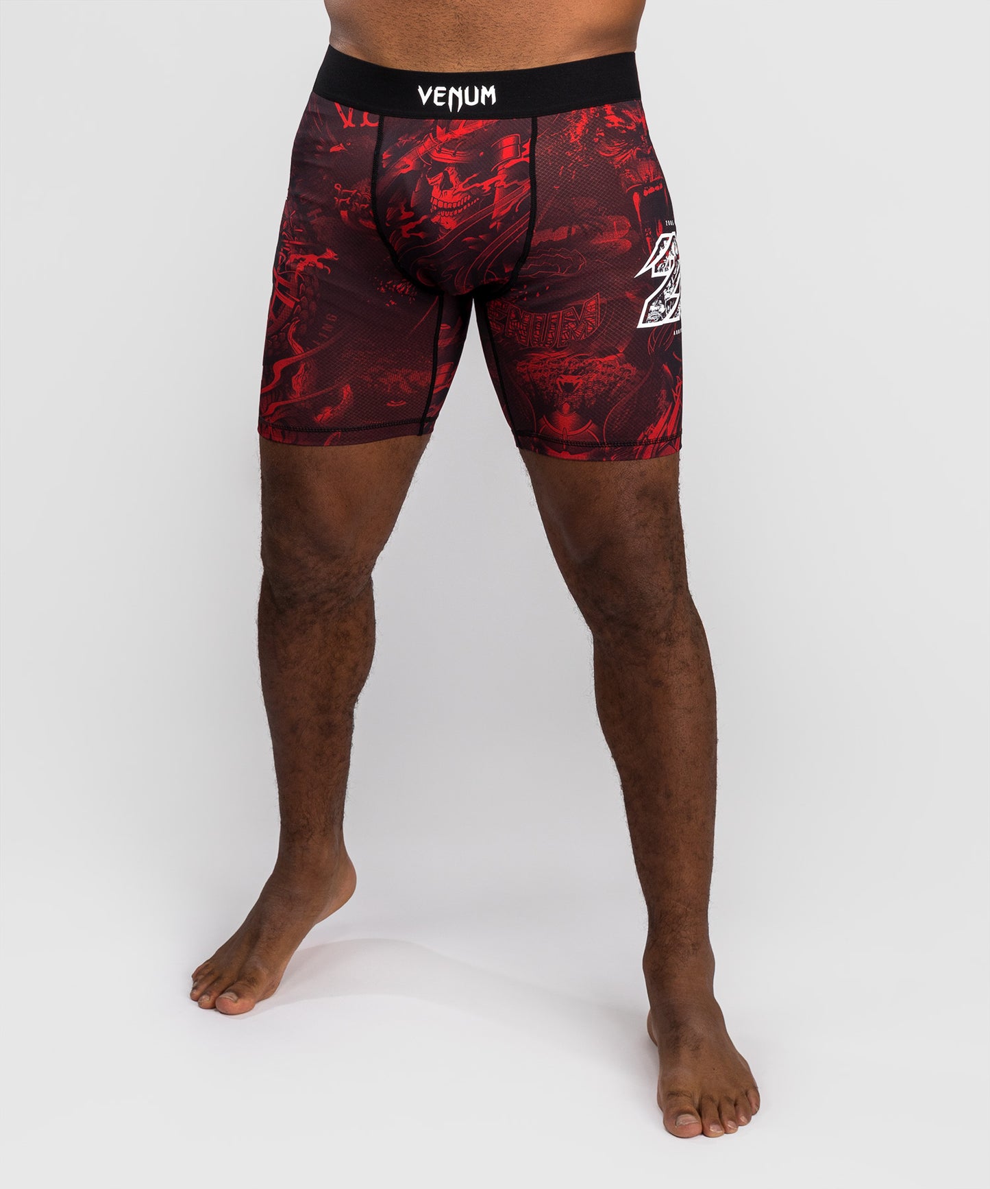Venum 20th Anniversary Short de Compresión - Negro/Rojo