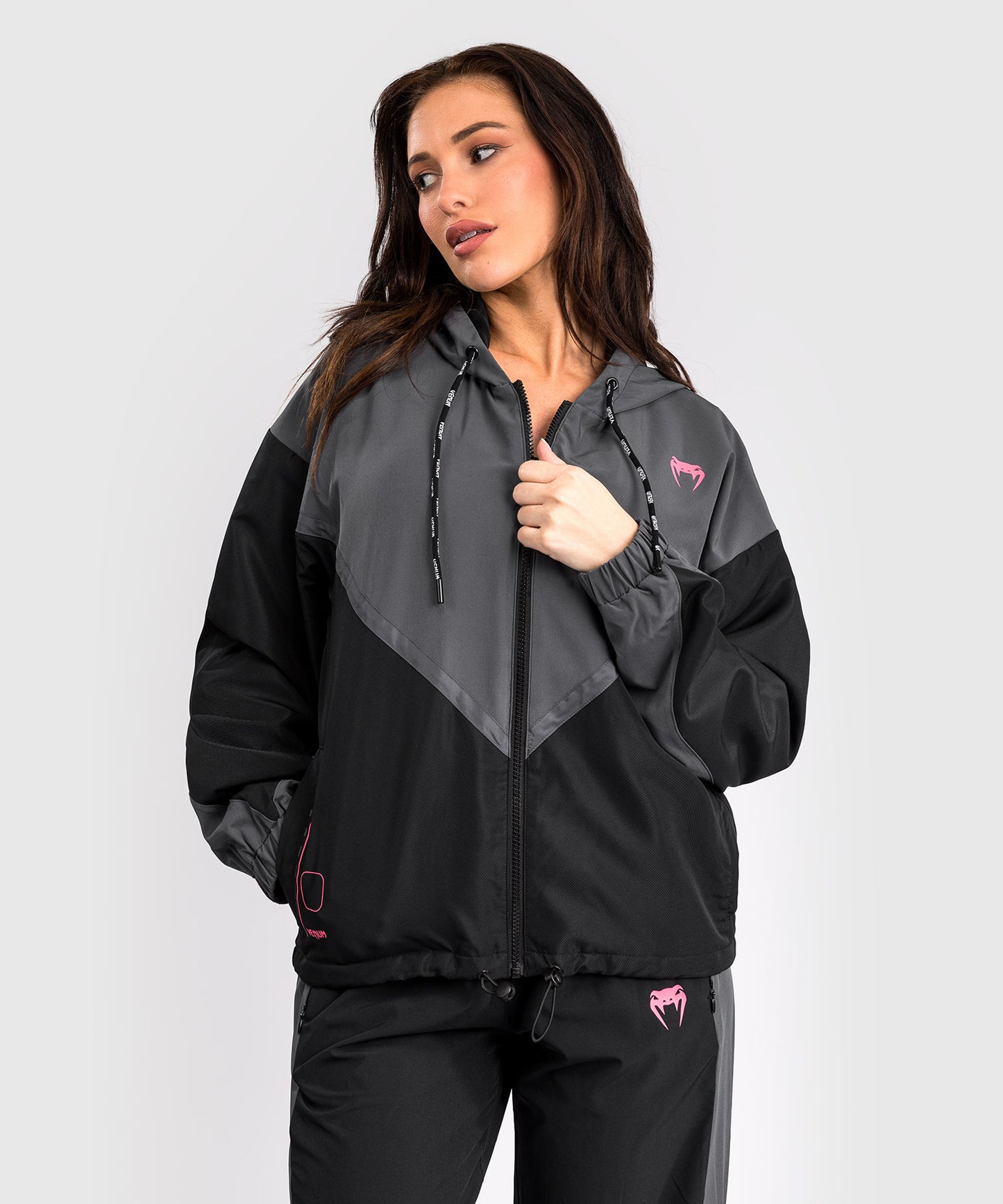 Venum Tactical XT Warm-Up Jacket - Black/Temper Storm Grey