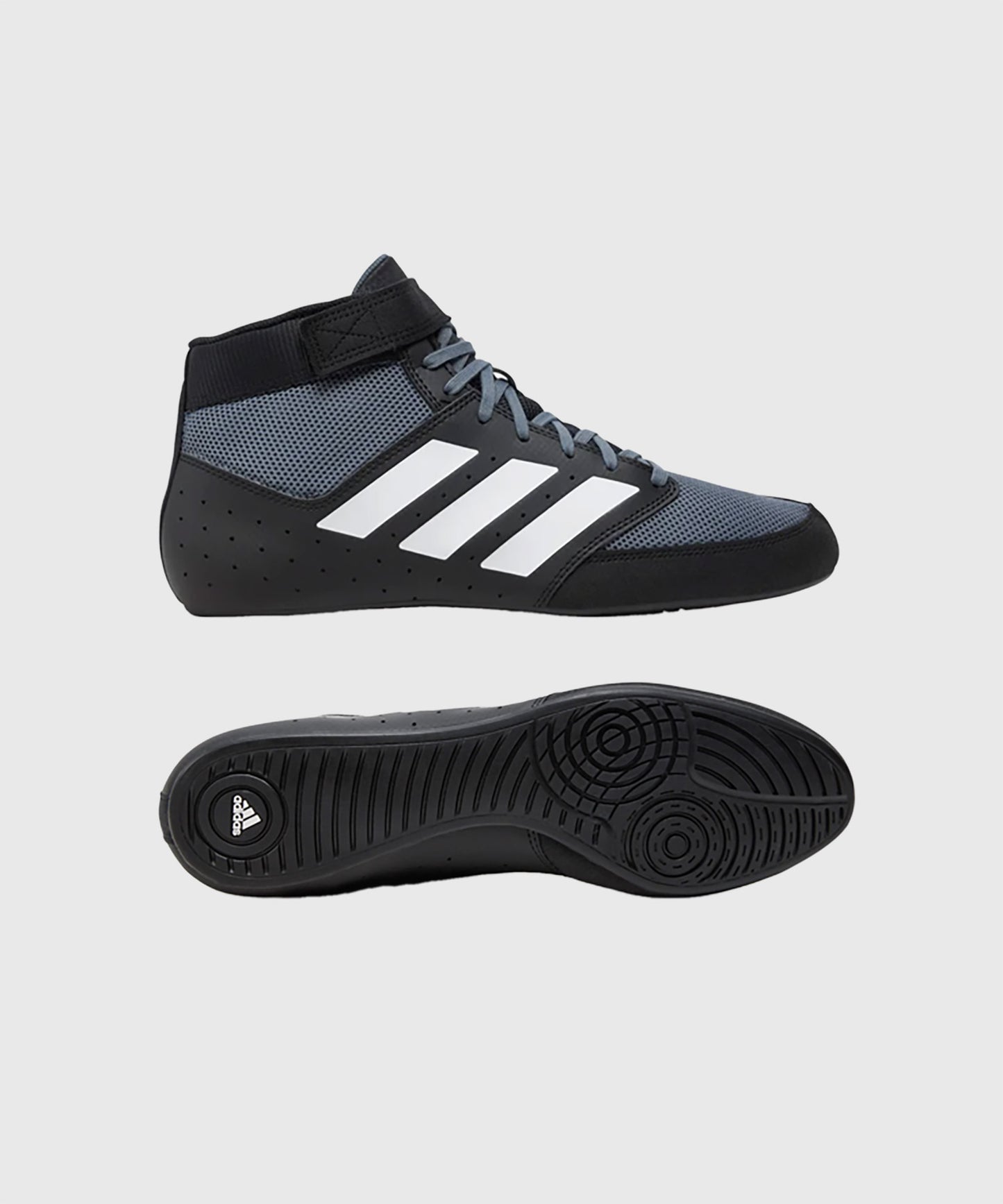 Mat Hog 2.0 Wrestling Shoes - Black/Grey