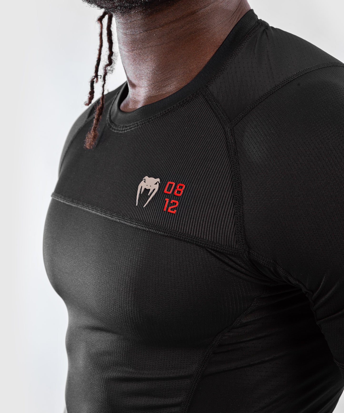 Venum Loma 08-12 Short Sleeve Rashguard - Black