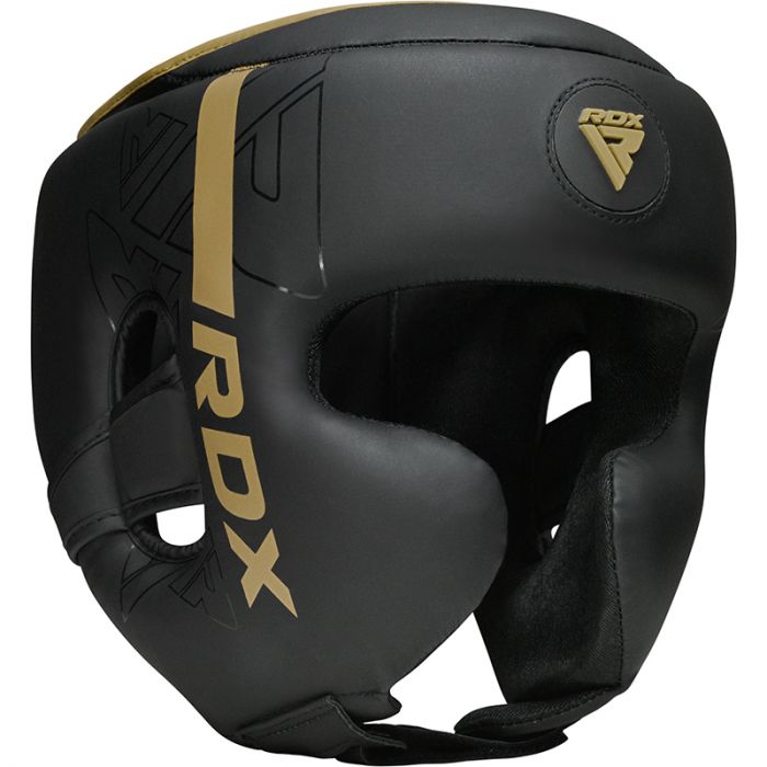 CASQUE DE BOXE F6 KARA RDX - NOIR/OR