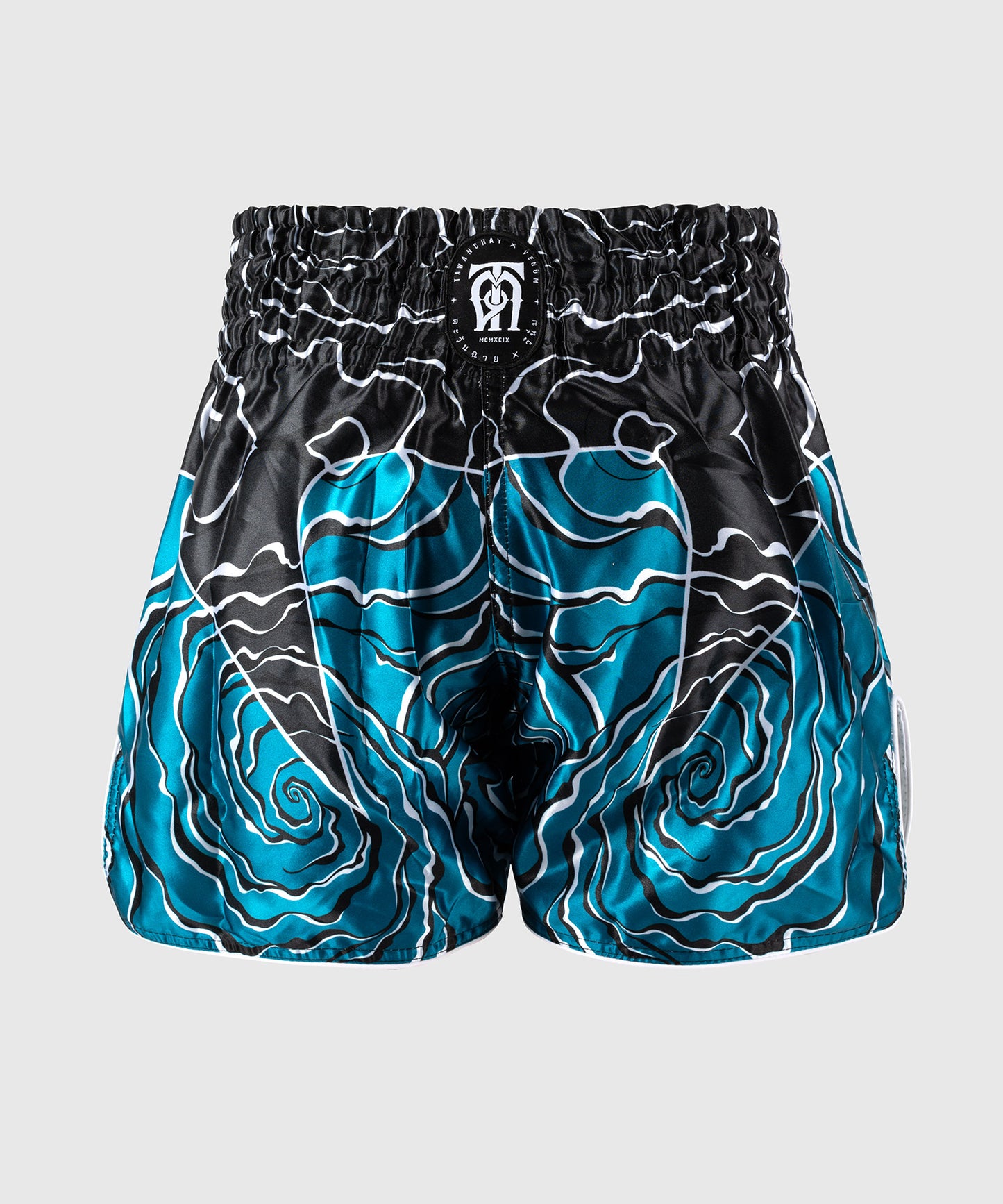 Short de Muay Thaï Venum x Tawanchay – Bleu/Blanc