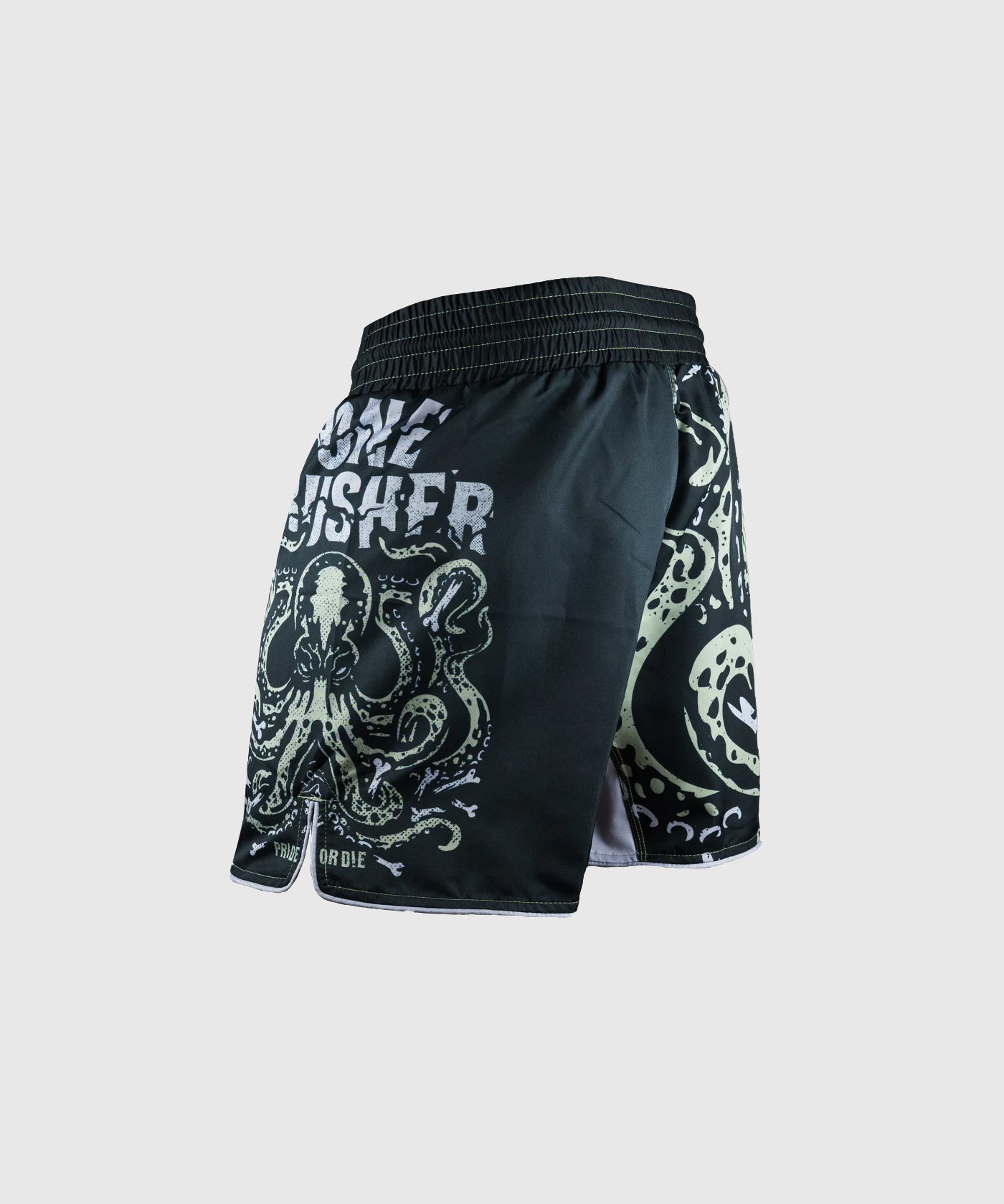Pride Or Die Bone Crusher V2 Fight Shorts - Black