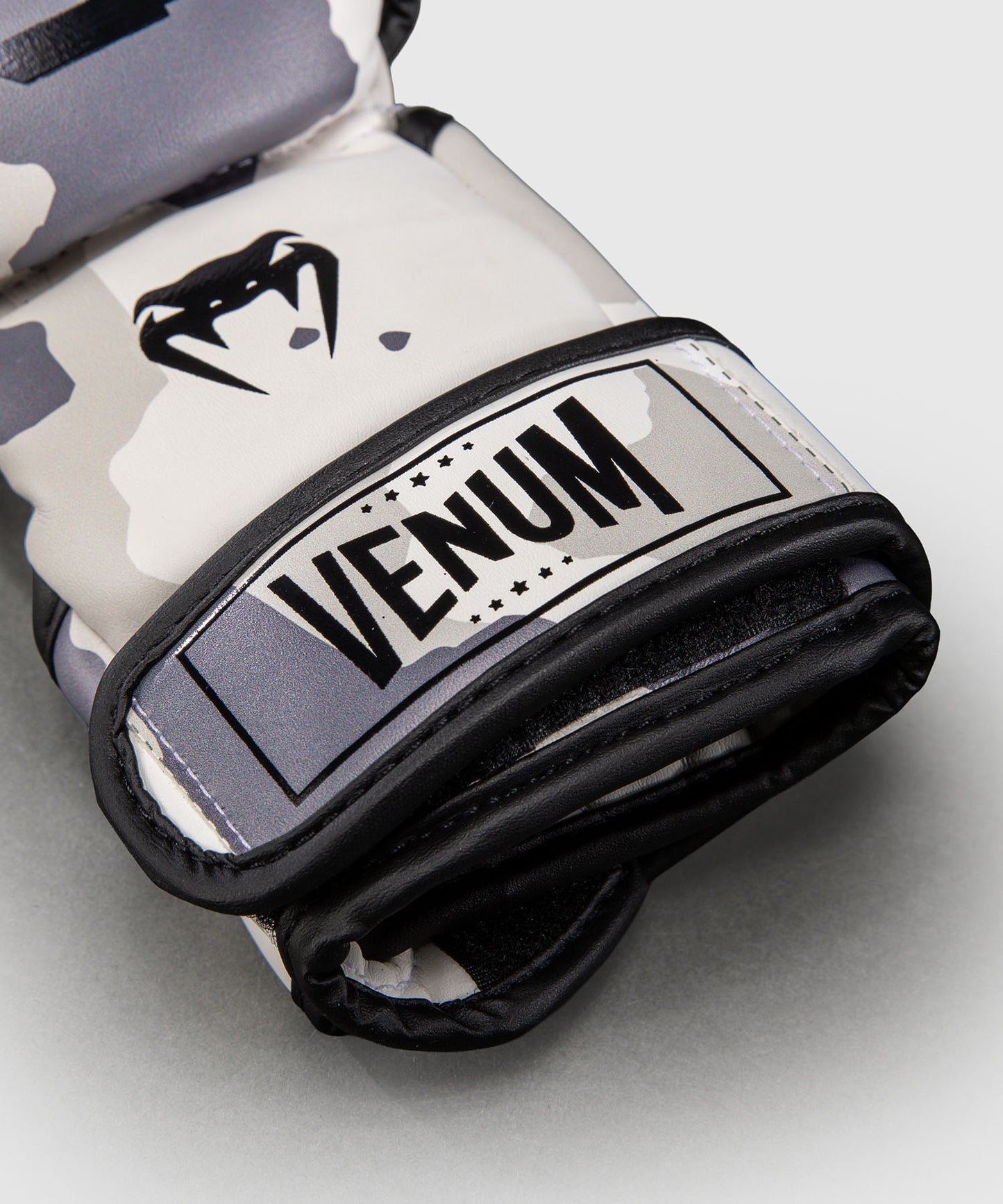 Venum Elite Camo Sparring Gloves - White/Light grey