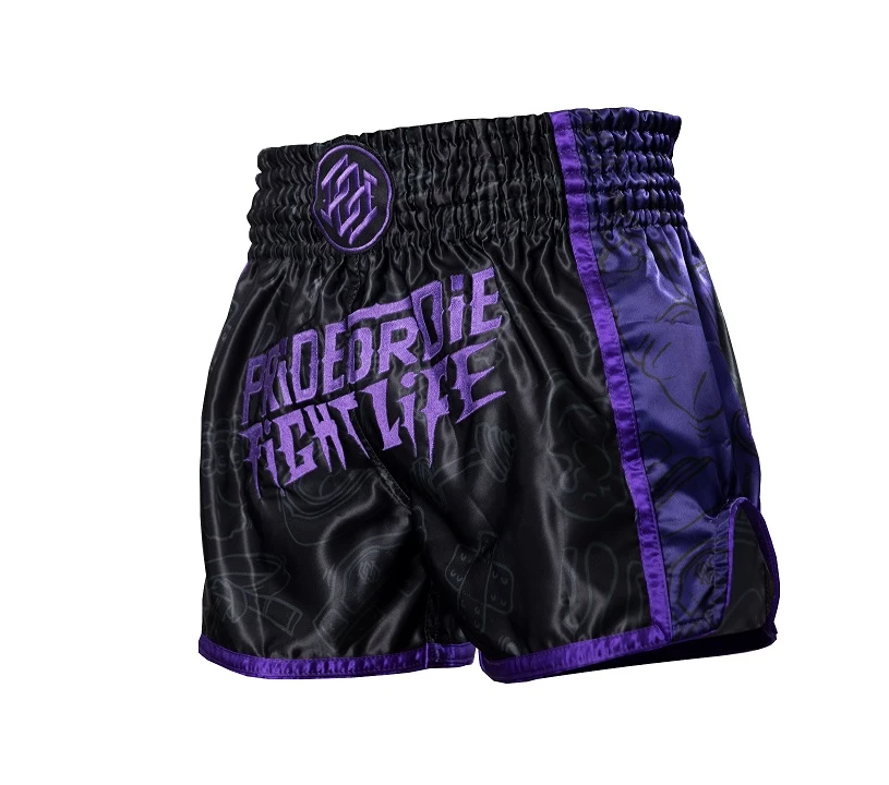 Muay Thai Shorts Pride or Die Fight Life