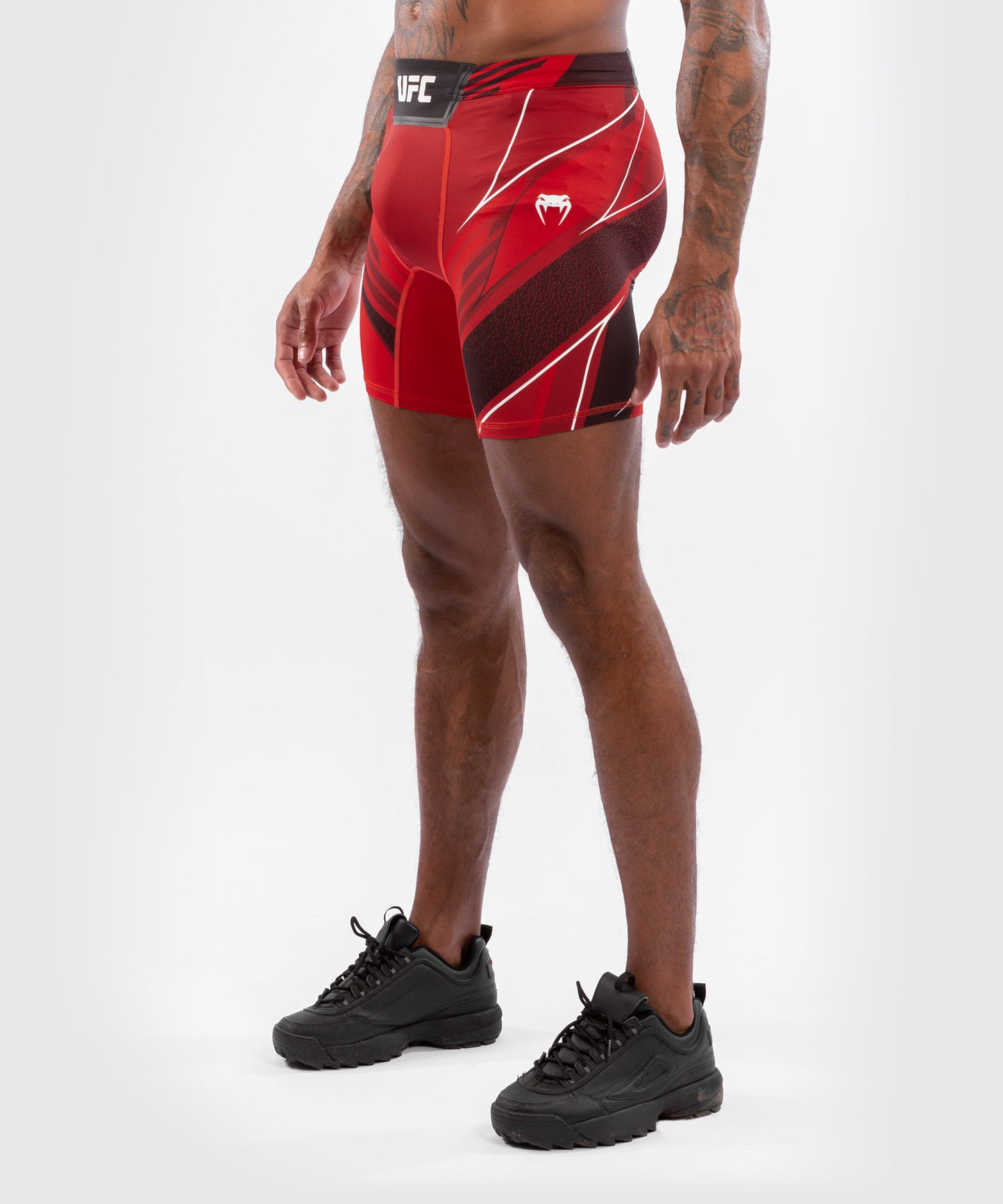 Short de compression pour Hommes UFC Venum Authentic Fight Night - Coupe Longue - Rouge