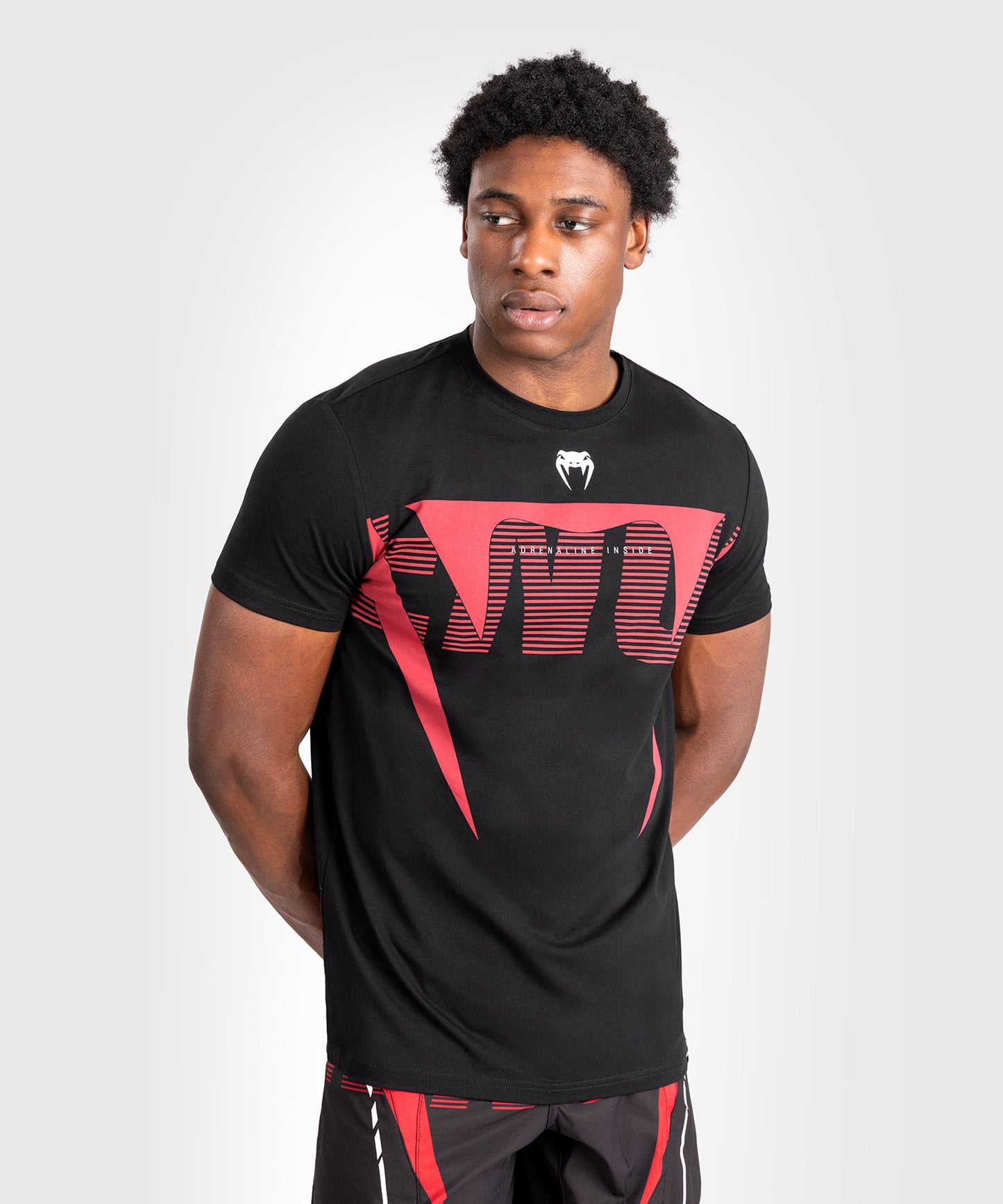 T-Shirt à Manches Courtes pour Hommes Venum Adrenaline - Rouge