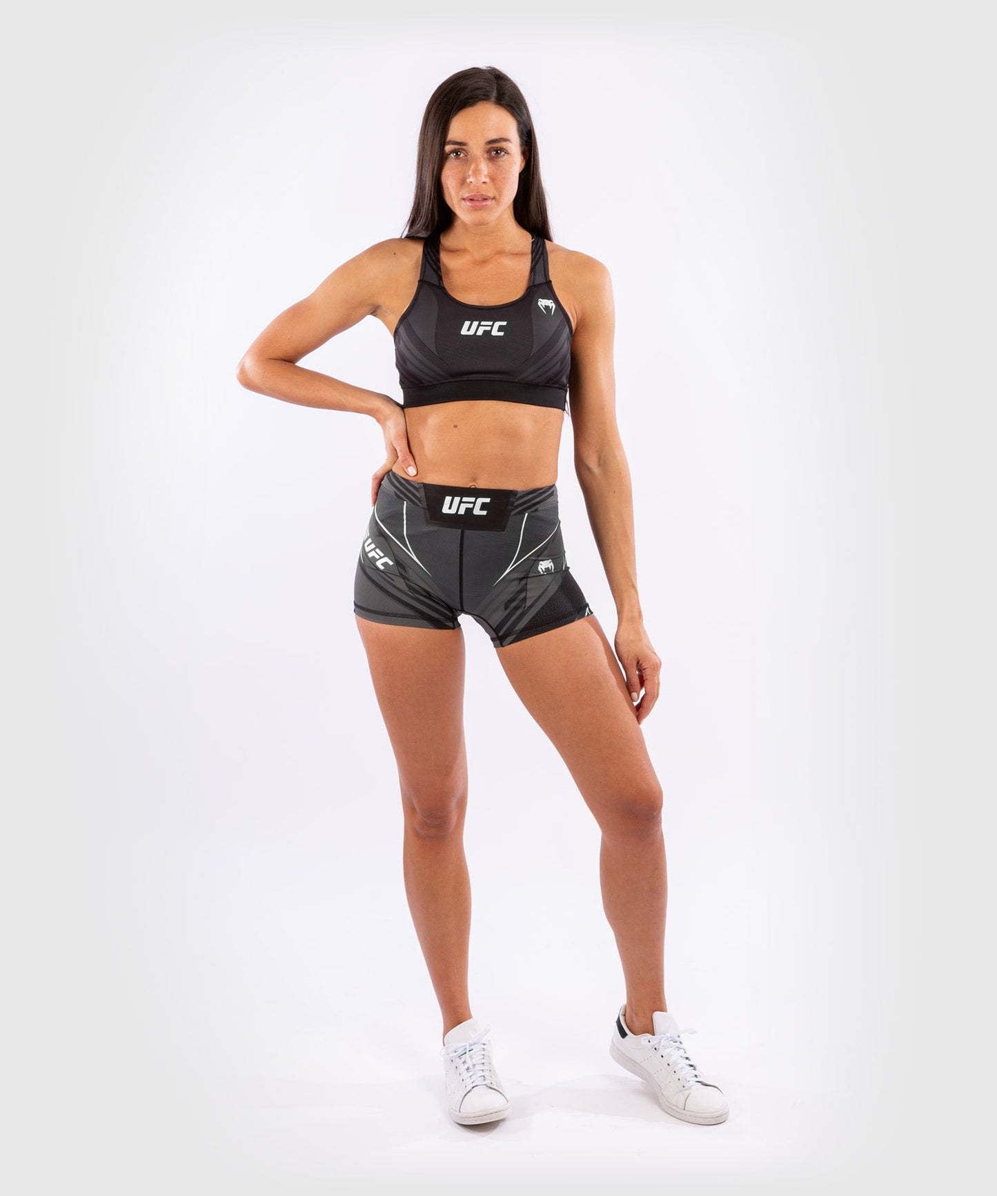 Short de compression pour Femmes UFC Venum Authentic Fight Night - Coupe Courte - Noir