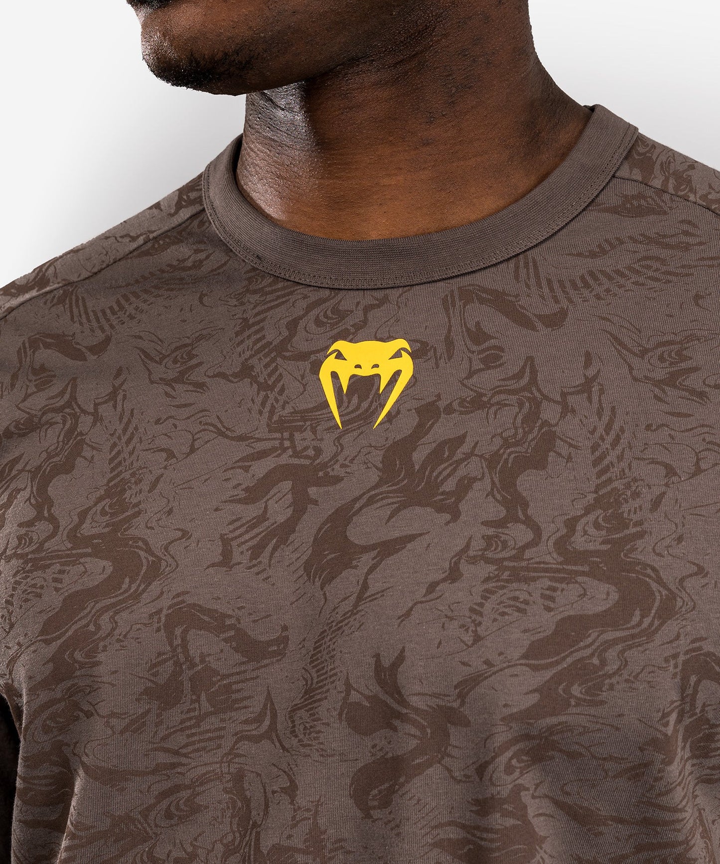 Men's UFC Fusion by Venum Fight Week Long Sleeve T-Shirt - Earth Brown