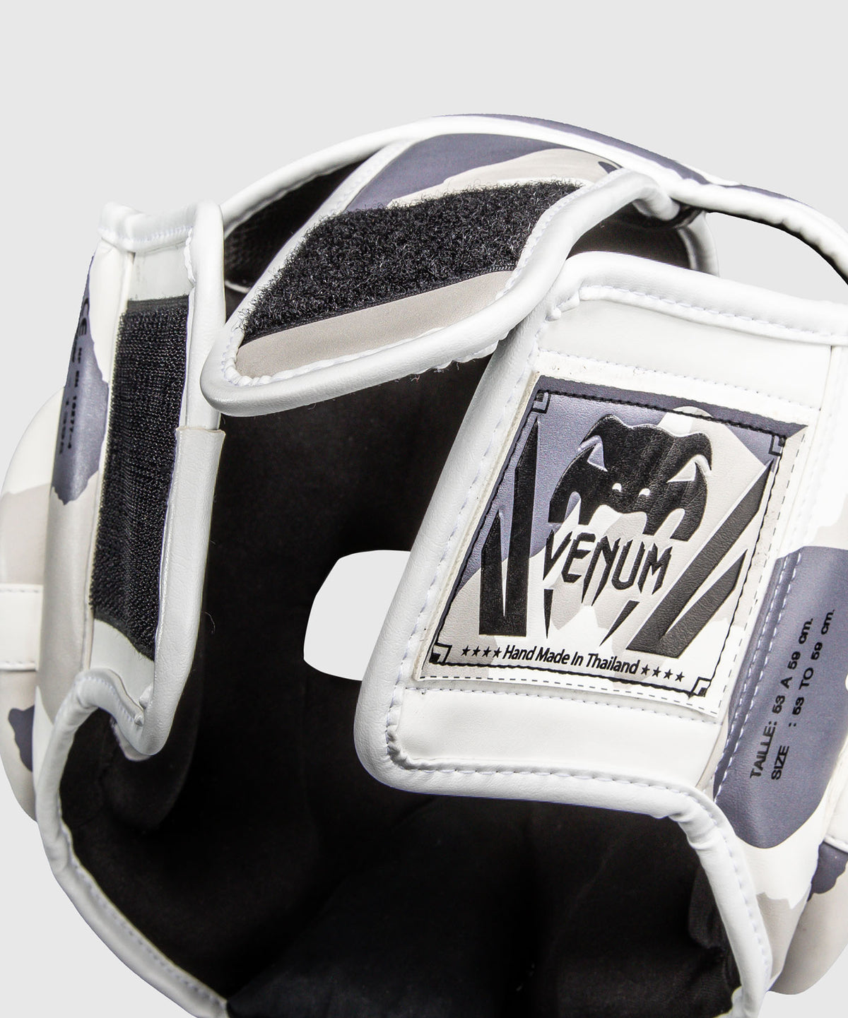 Casque de protection Venum Elite Camo – Blanc/Gris Clair