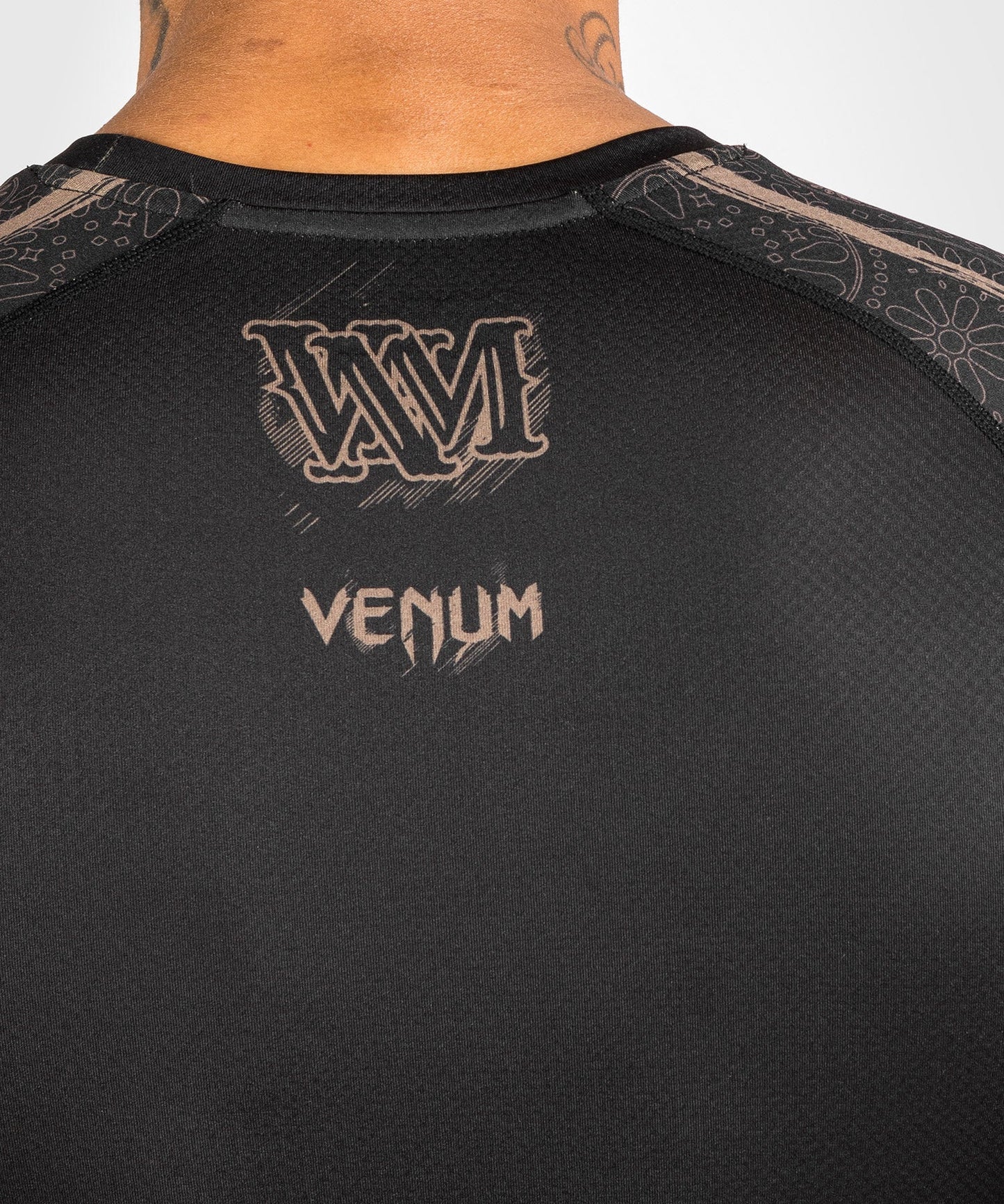 Rashguard Santa Muerte Dark Side Venum -  manches longues - Noir/Marron