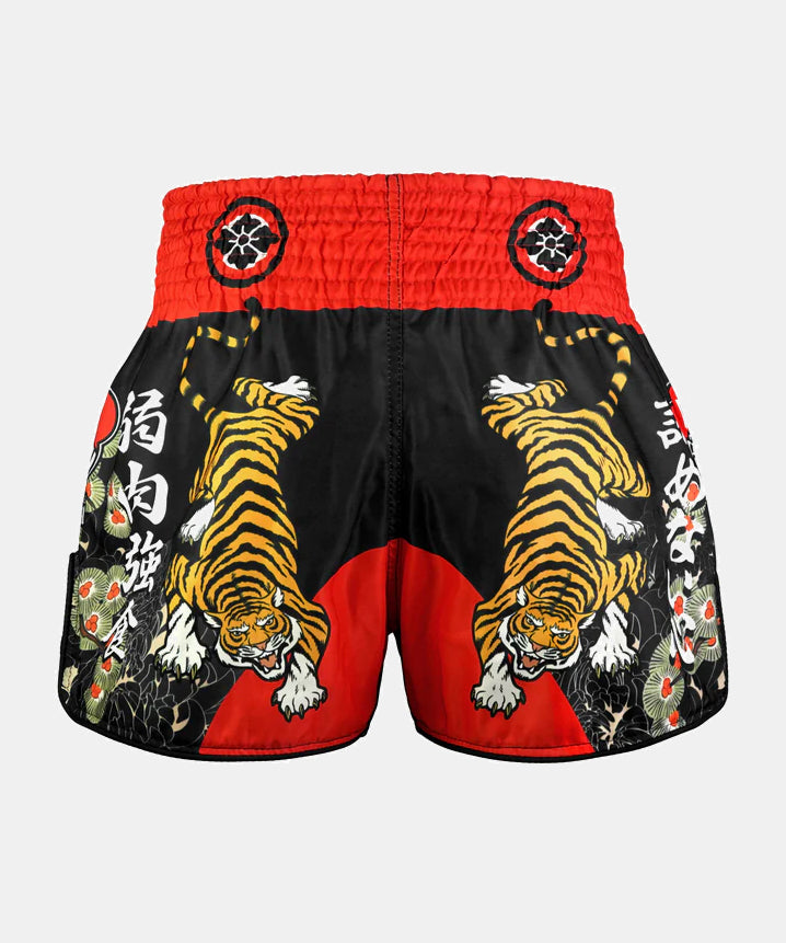 Short De Muay Thai Tuff Payak Den Of The Brave - Noir
