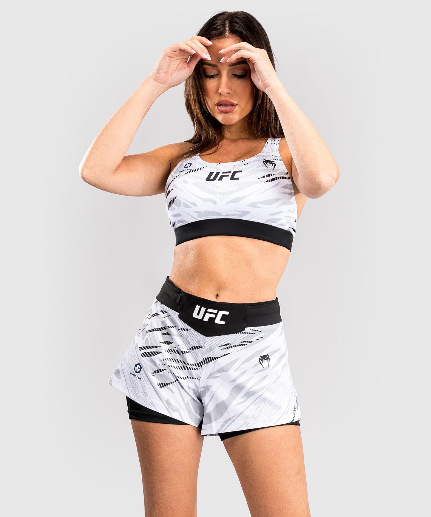 Women's UFC Fusion by Venum Authentic Fight Night Shorts - White