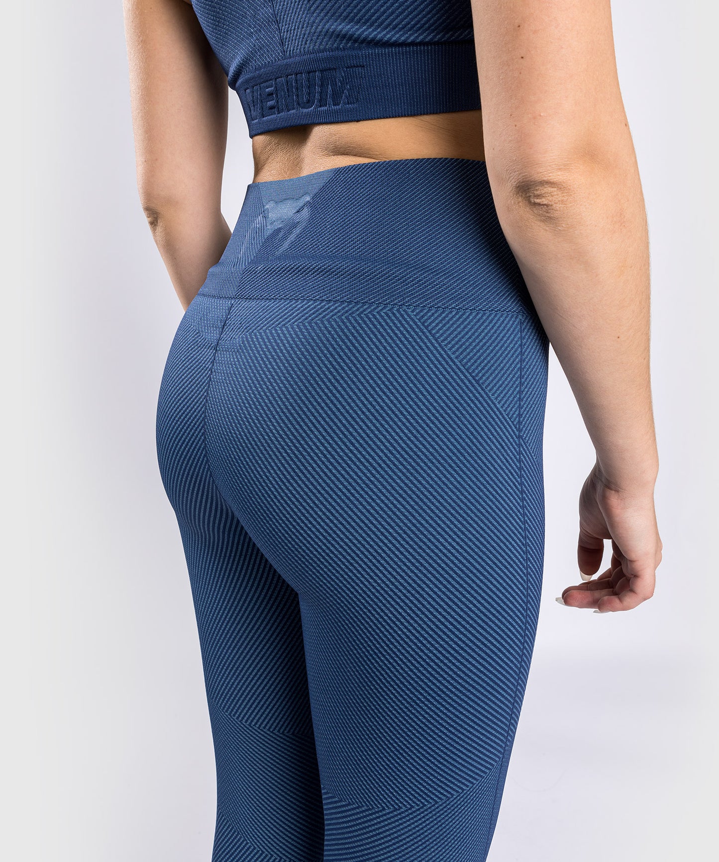 Leggings Venum Sparring Seamless 7/8 - Bleu Canard