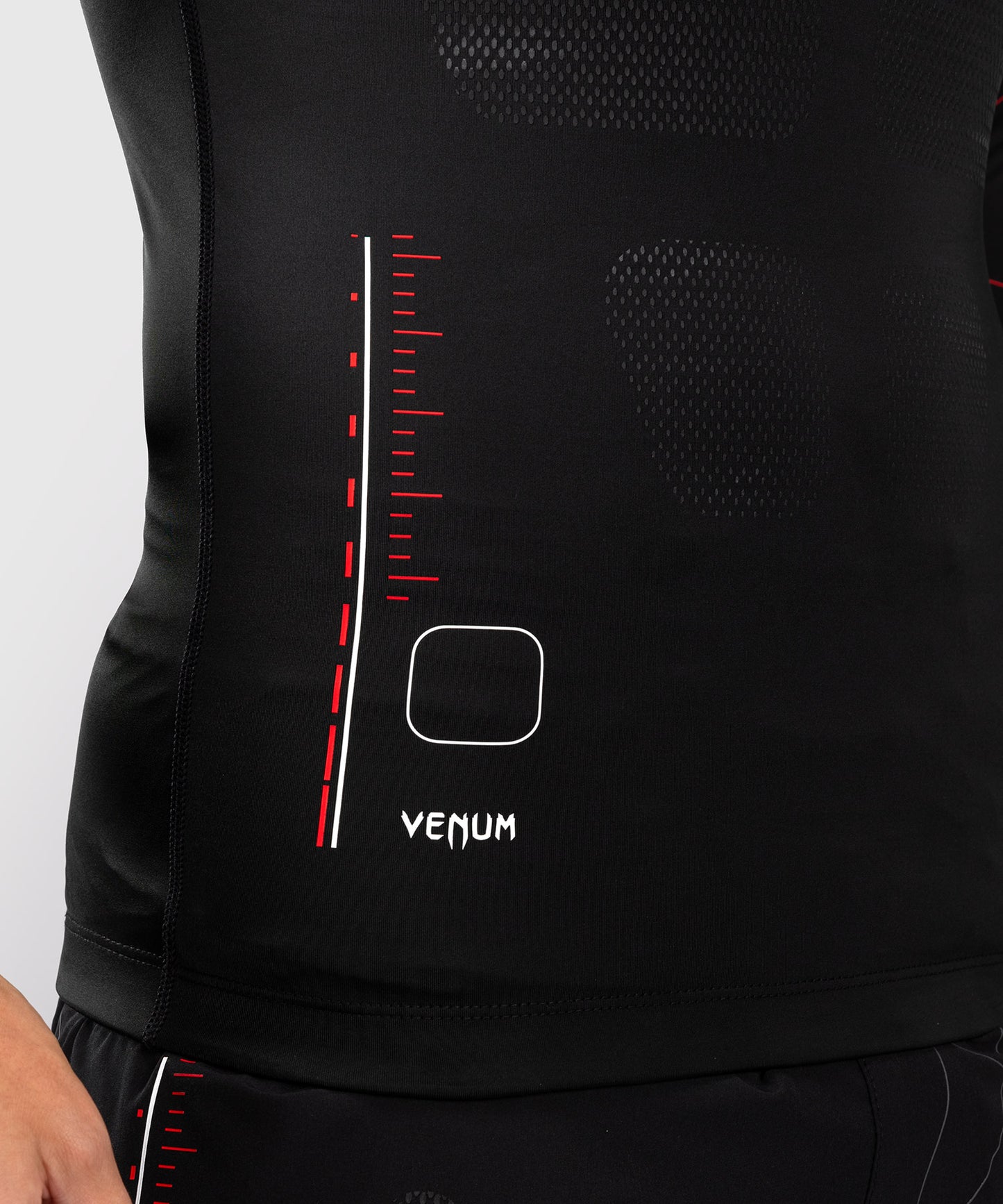 Rashguards Venum Tactical XT Long Sleeve - Black/Fire Red
