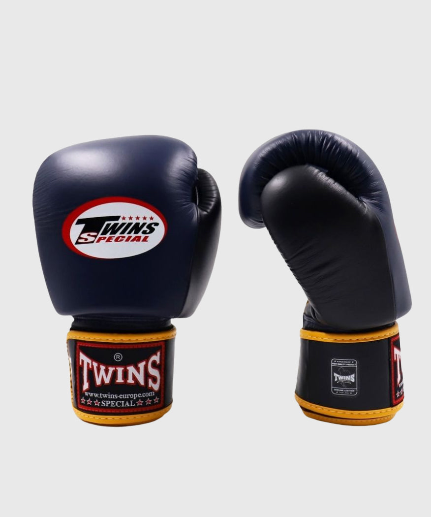 Gants De Boxe Twins Bgvl4 - Noir/Bleu/Noir