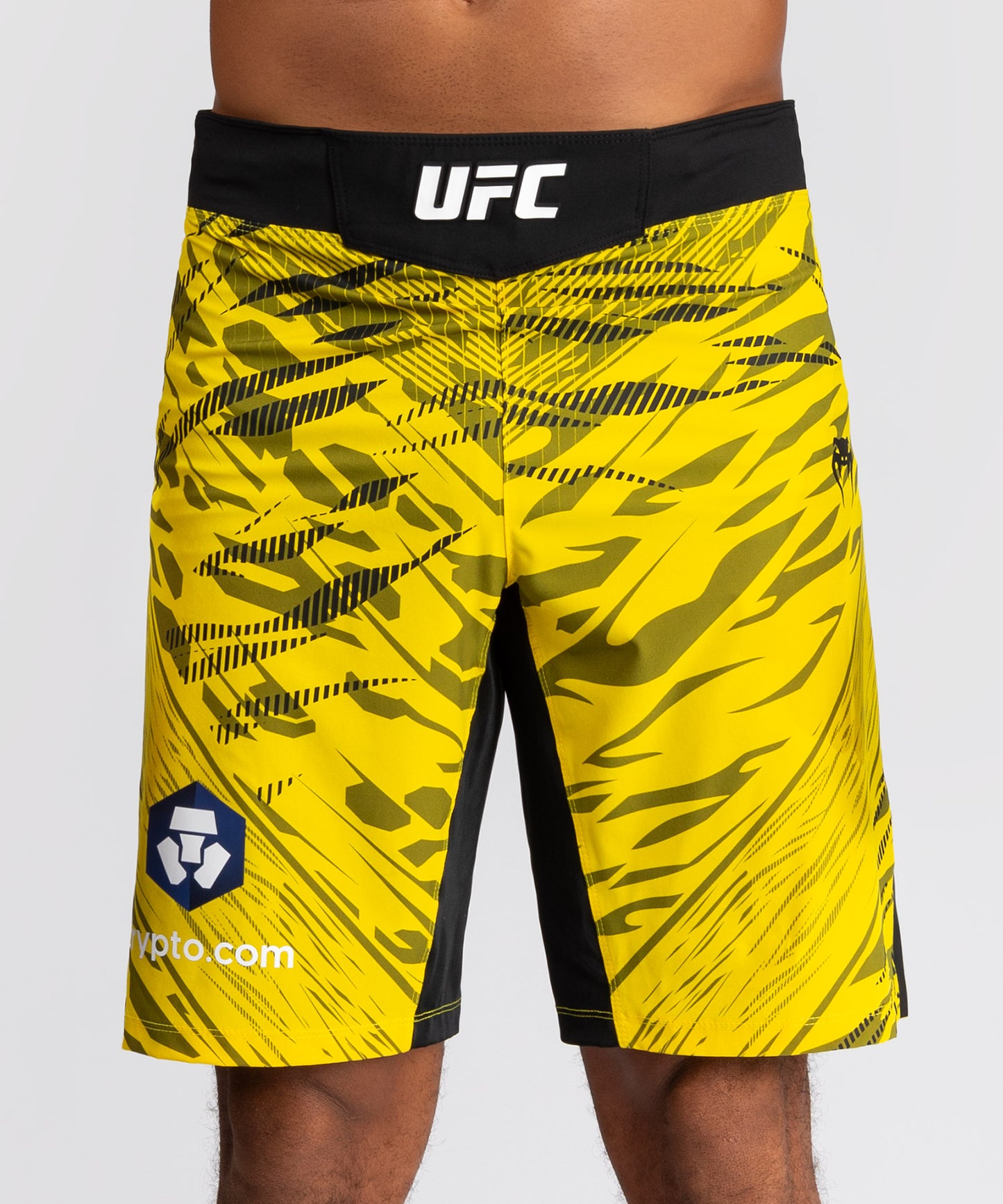 Shorts de Combat pour Hommes UFC Fusion by Venum Authentic Fight Night - Coupe Longue - Jaune