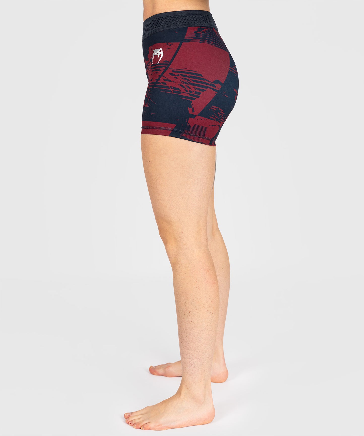 UFC Zenith by Venum Authentic Fight Week Short Vale Tudo Performance Mujer - Azul marino/Burdeos/Plateado