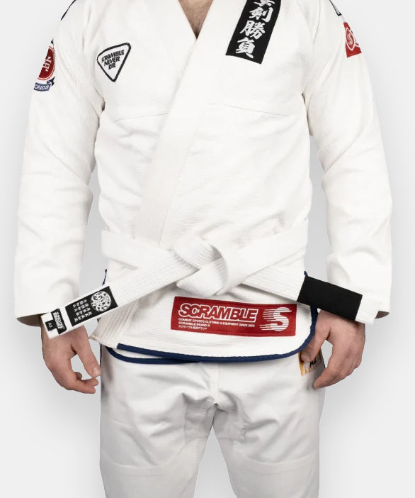 Scramble Elemental BJJ Belt - White