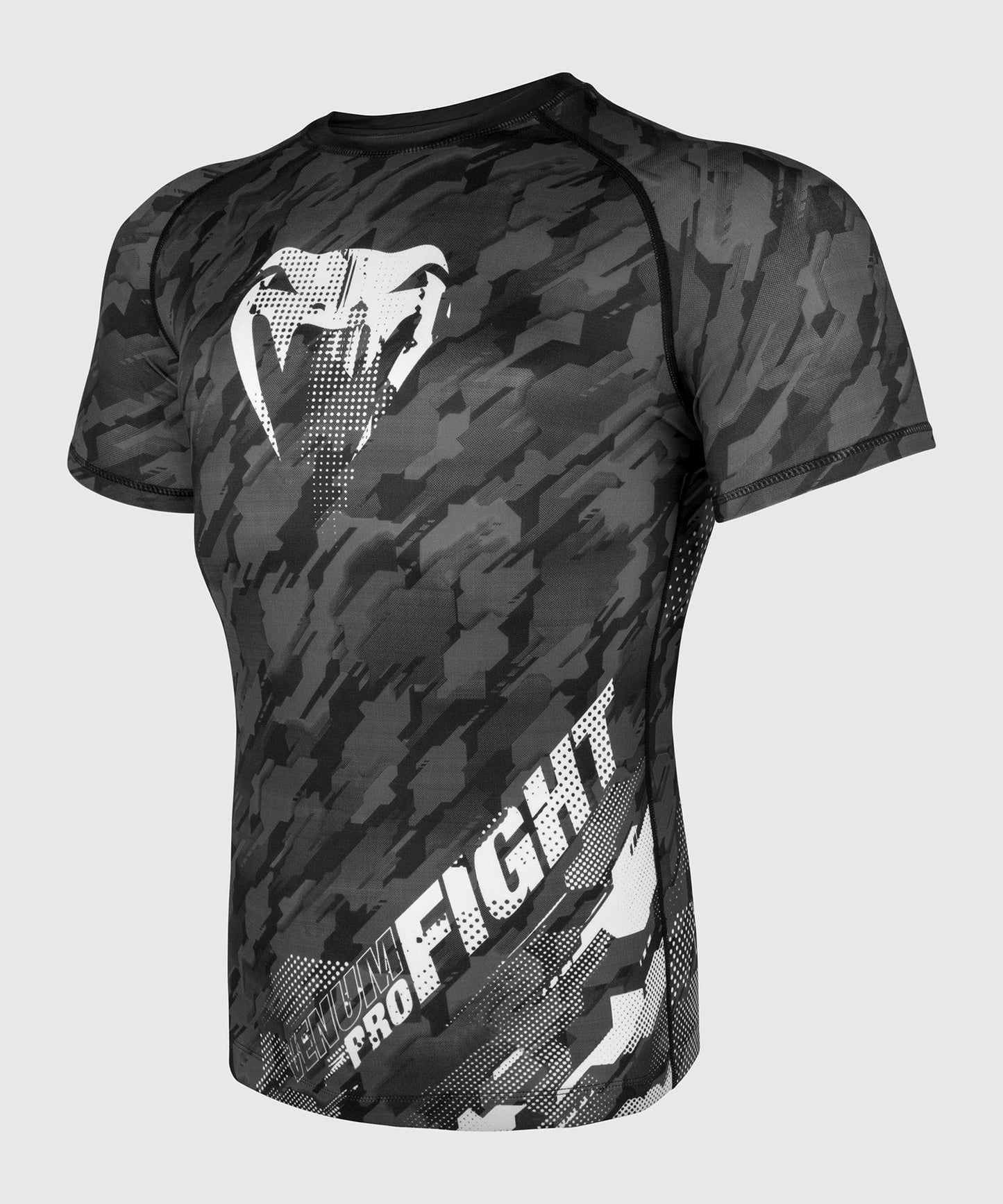Rashguard Venum Tecmo - Short Sleeve - Grey
