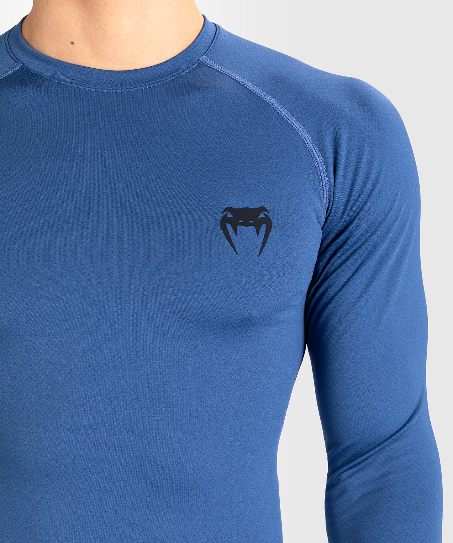 Venum Contender Men’s Long Sleeve Rashguard - Blue
