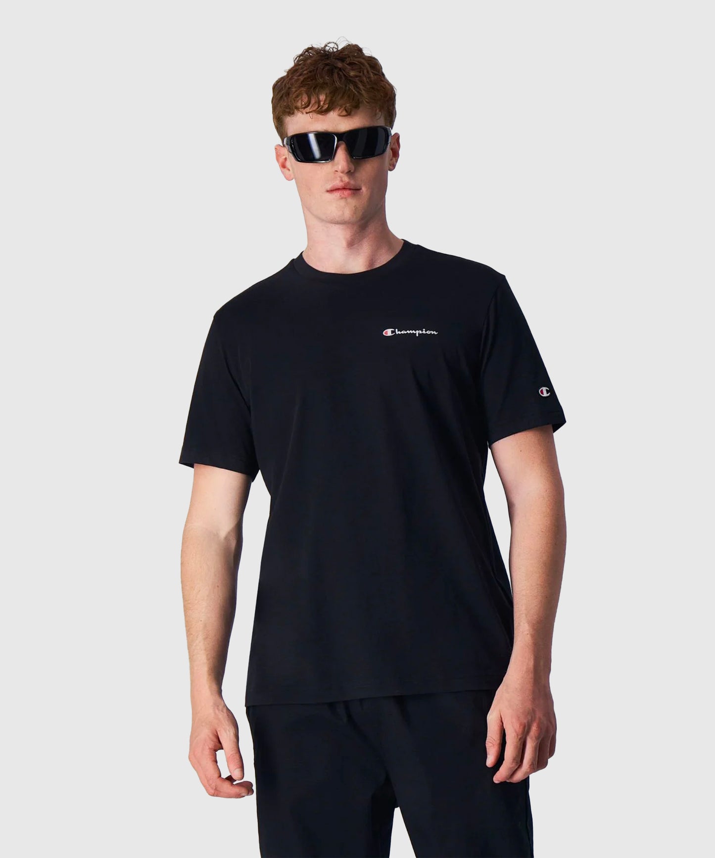 T-Shirt Champion Legacy Petit Logo – Noir