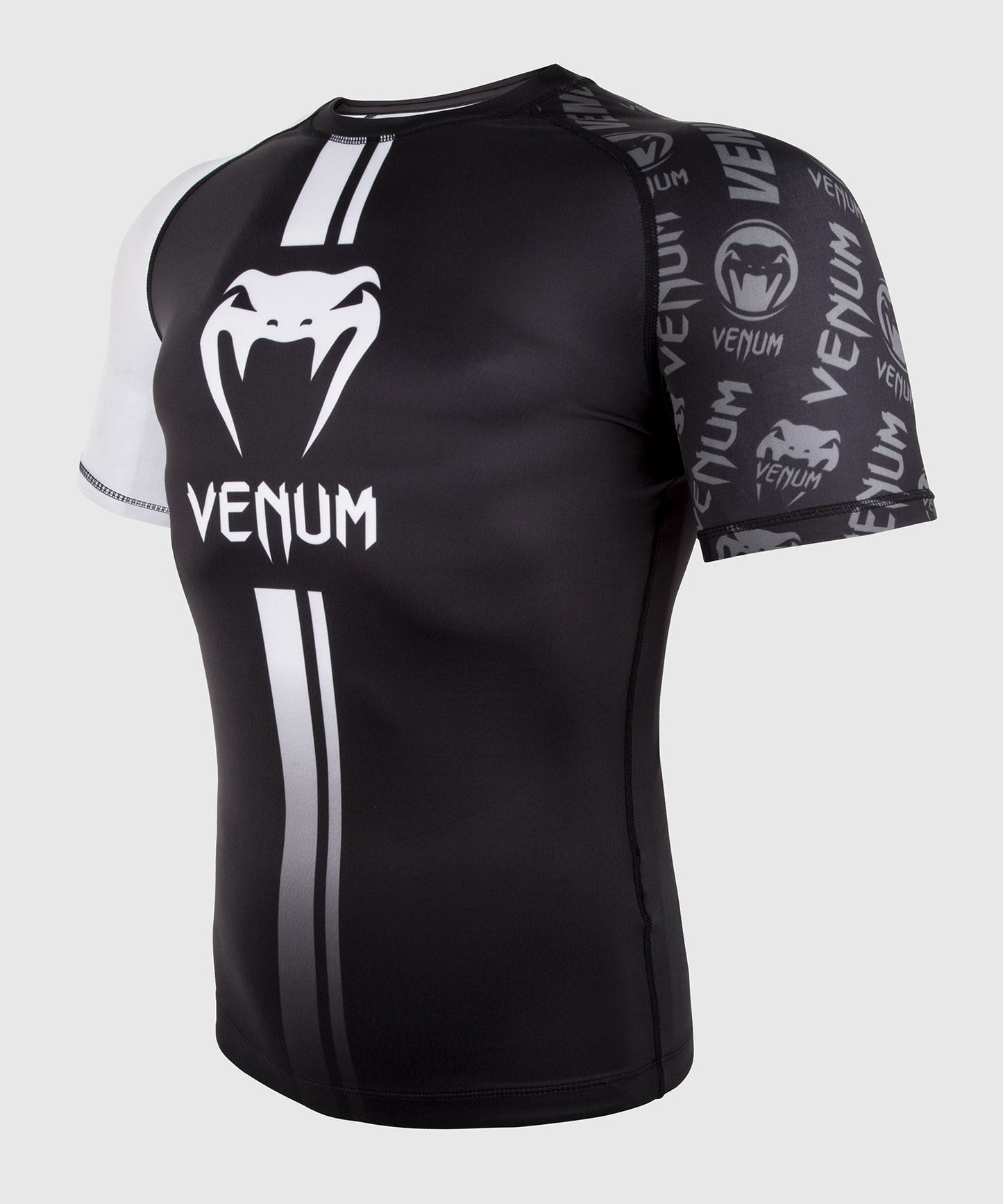 Rashguard Venum Logos - Noir/Blanc