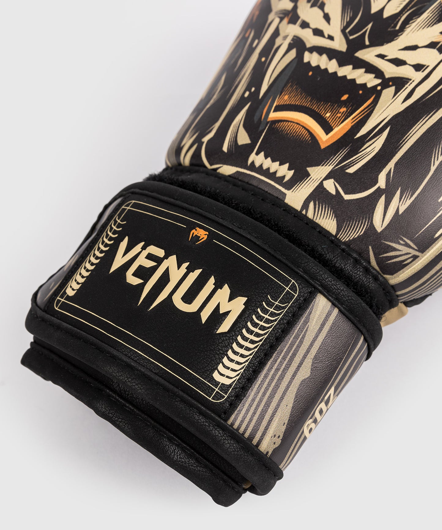 Gants de Boxe Venum Tiger pour Enfants - Noir/Orange Néon