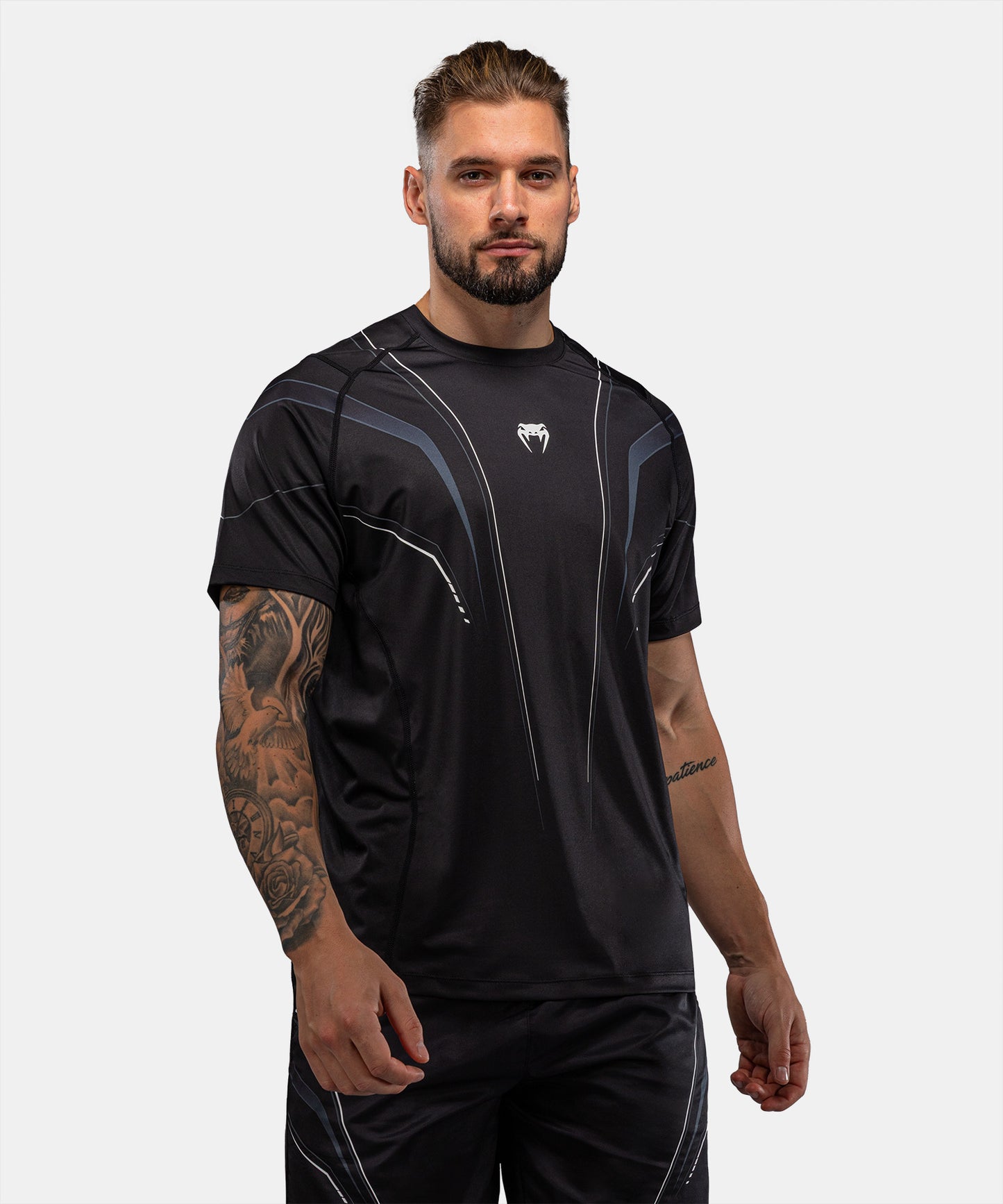 Venum Streamline Maglietta Dry Tech – Nero/Bianco