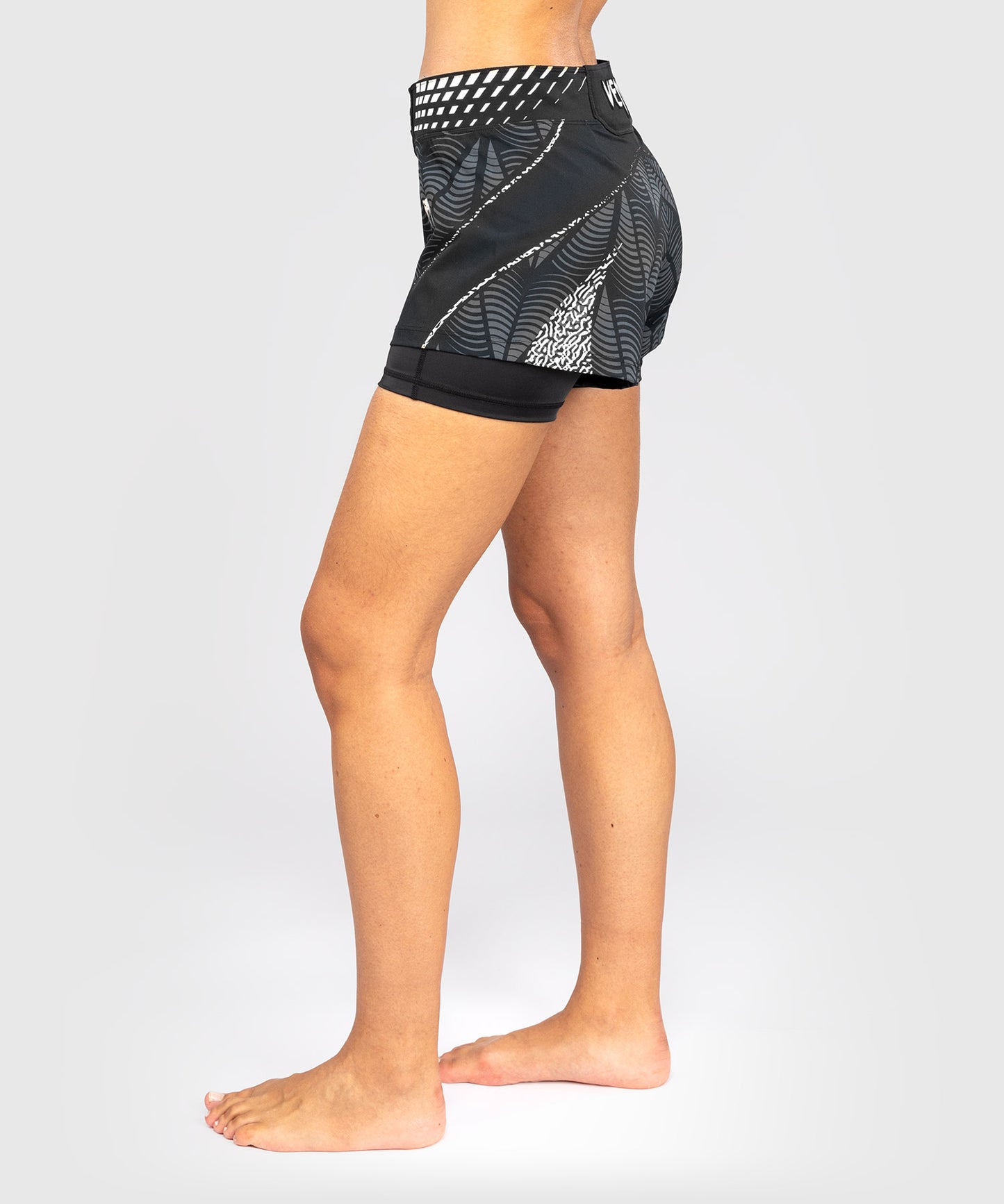 UFC Zenith by Venum Authentic Fight Night Pantaloncini da combattimento Fit corto Donna - Nero